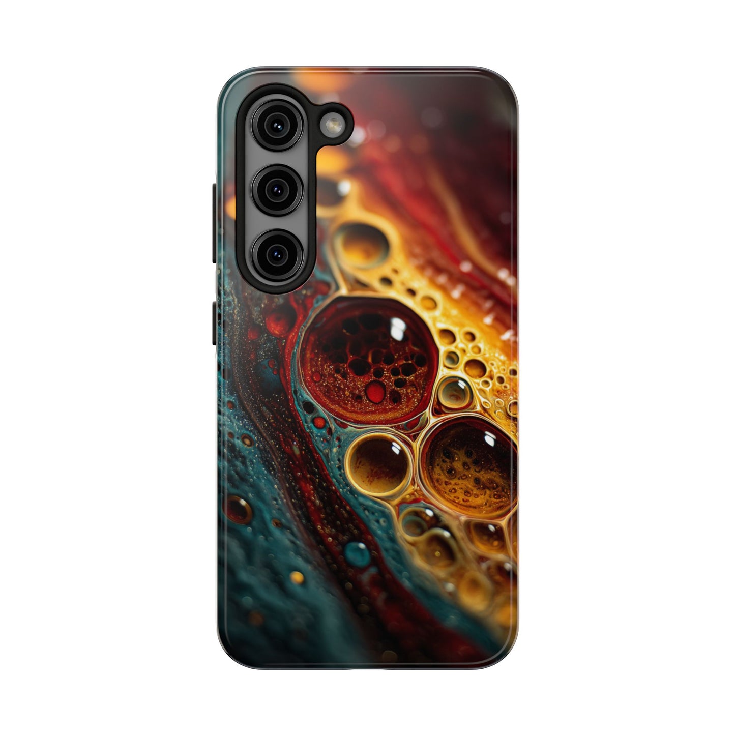 Vibrant Abstract Tough Phone Case - Unique Art for Stylish Protection