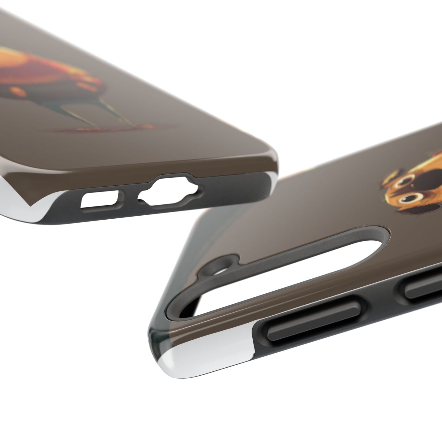 Cute Pug Tough Phone Case - Durable & Stylish Protection for Pet Lovers