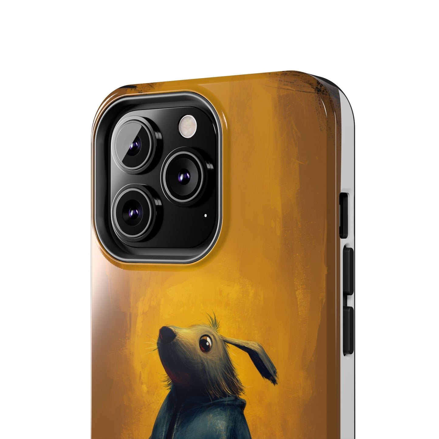 Whimsical Dog Art Tough Phone Case - Durable & Stylish