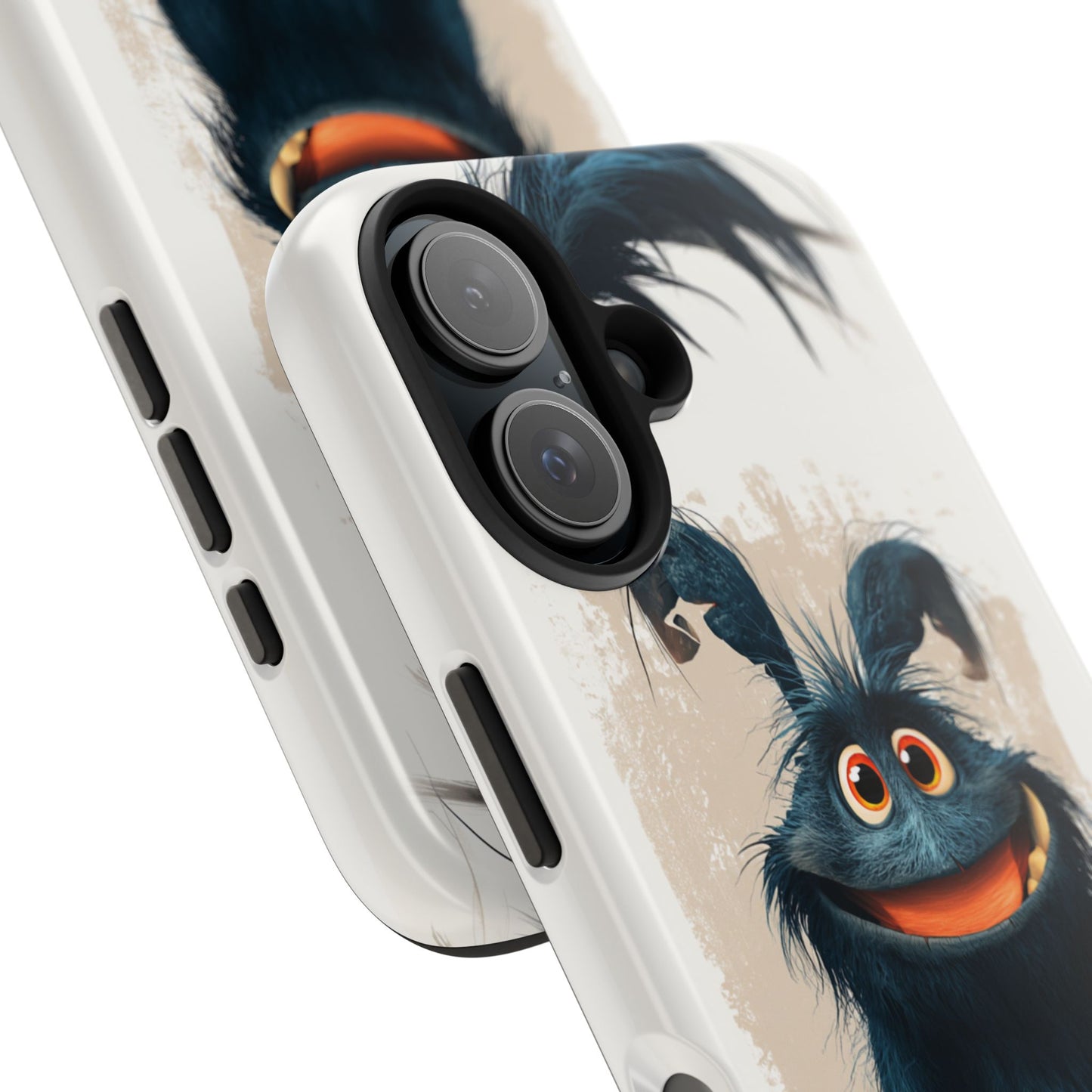 Whimsical Monster Tough Phone Case - Durable Protection for Fun-Loving Individuals