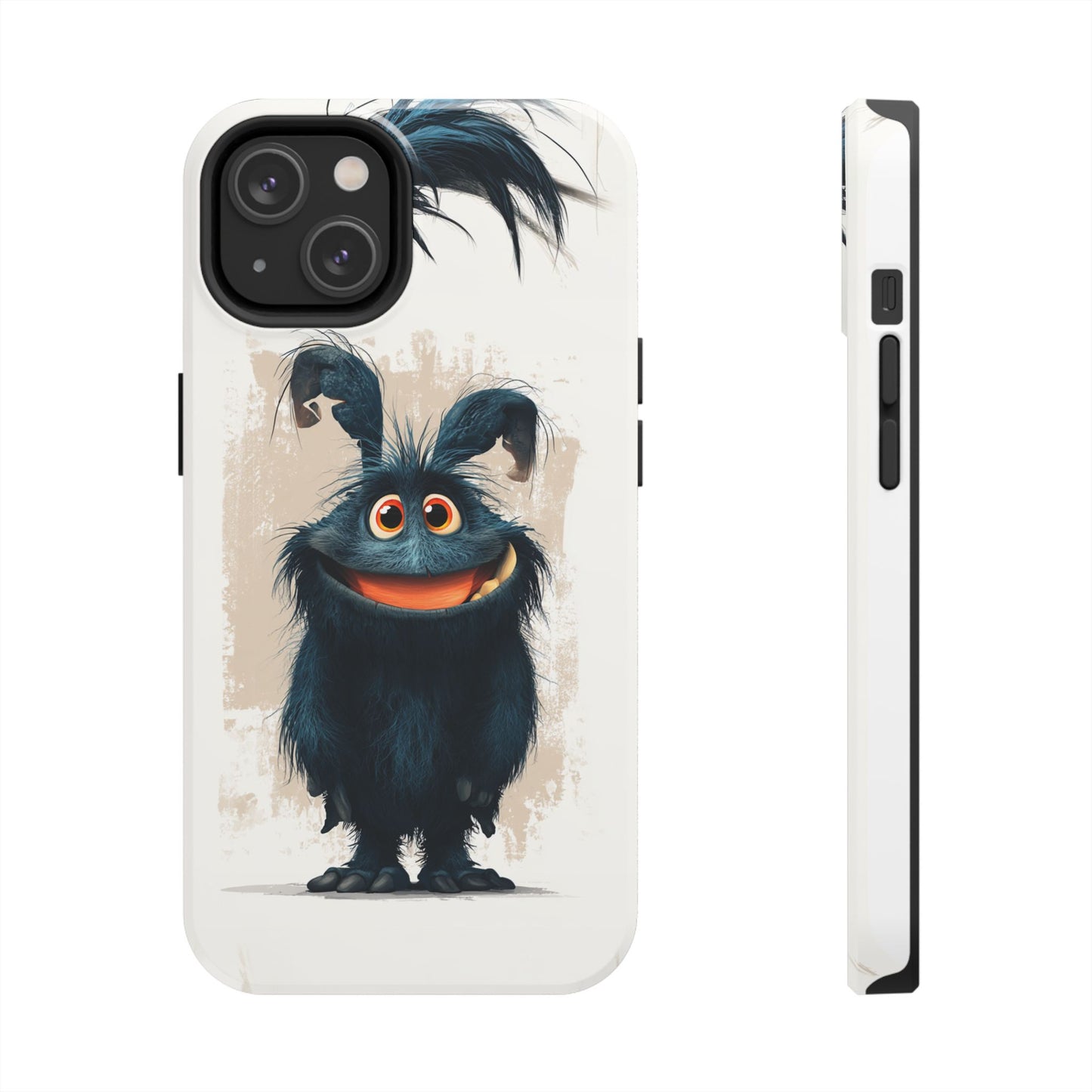 Whimsical Monster Tough Phone Case - Durable Protection for Fun-Loving Individuals