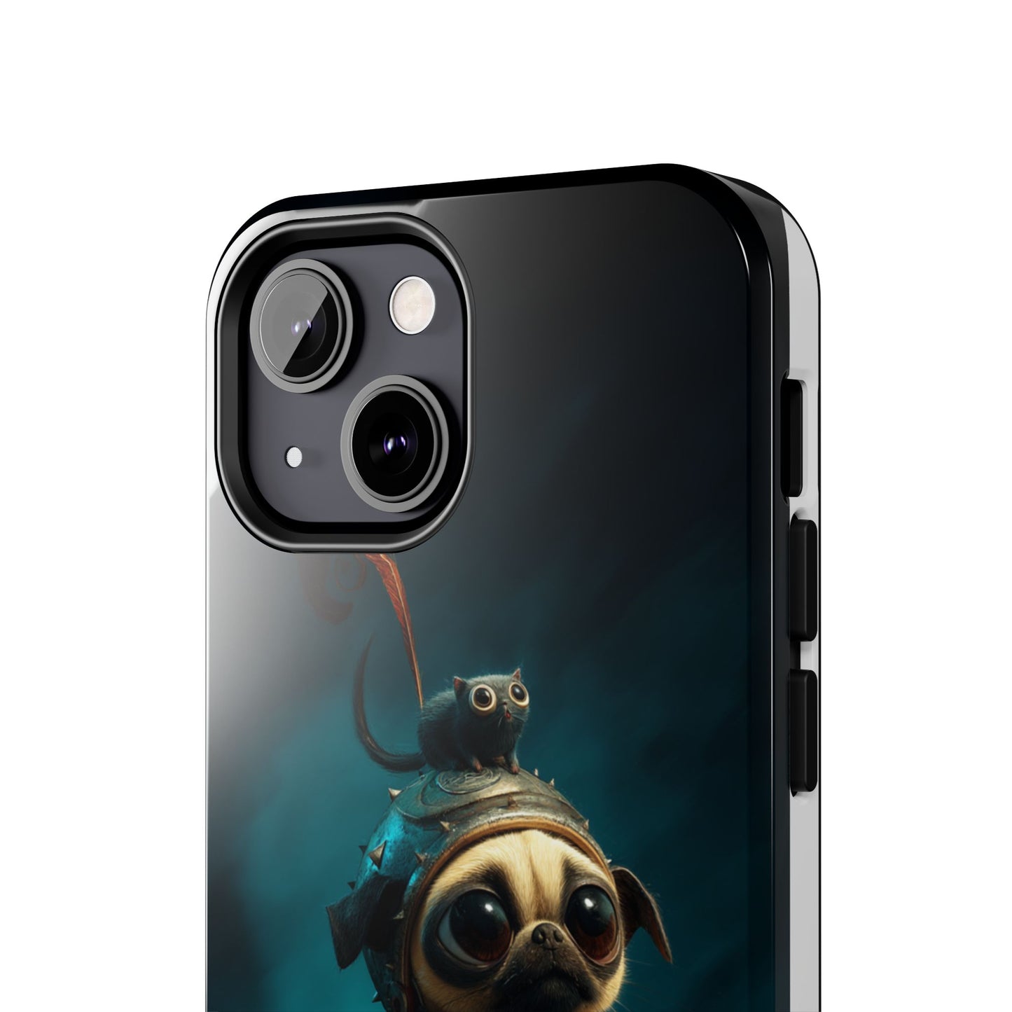 Cute Pug Adventure Tough Phone Case - Durable Protection for Pet Lovers