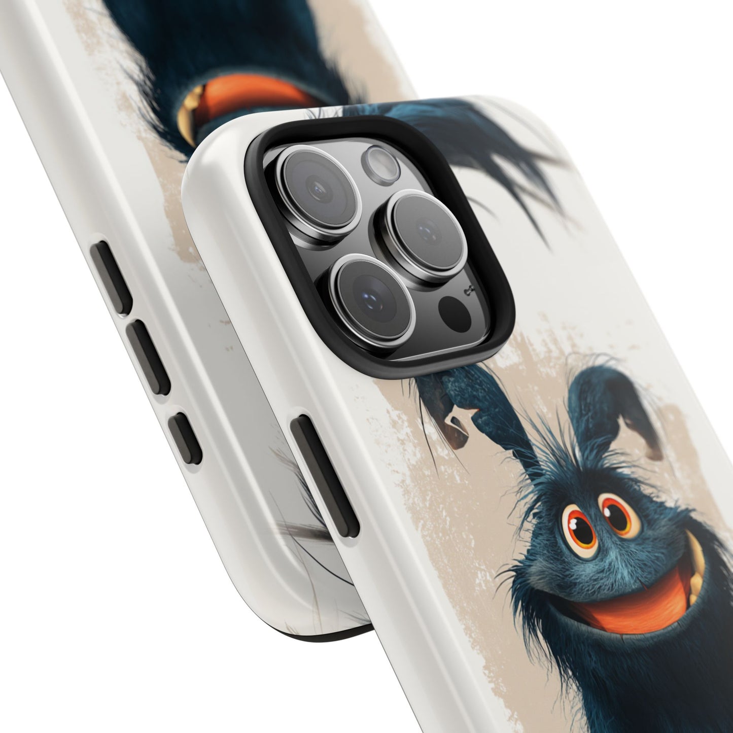 Whimsical Monster Tough Phone Case - Durable Protection for Fun-Loving Individuals