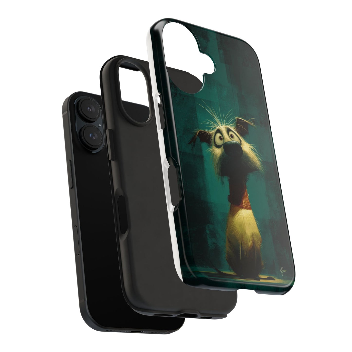 Cute Pet-Inspired Tough Phone Case - Ideal for Animal Lovers