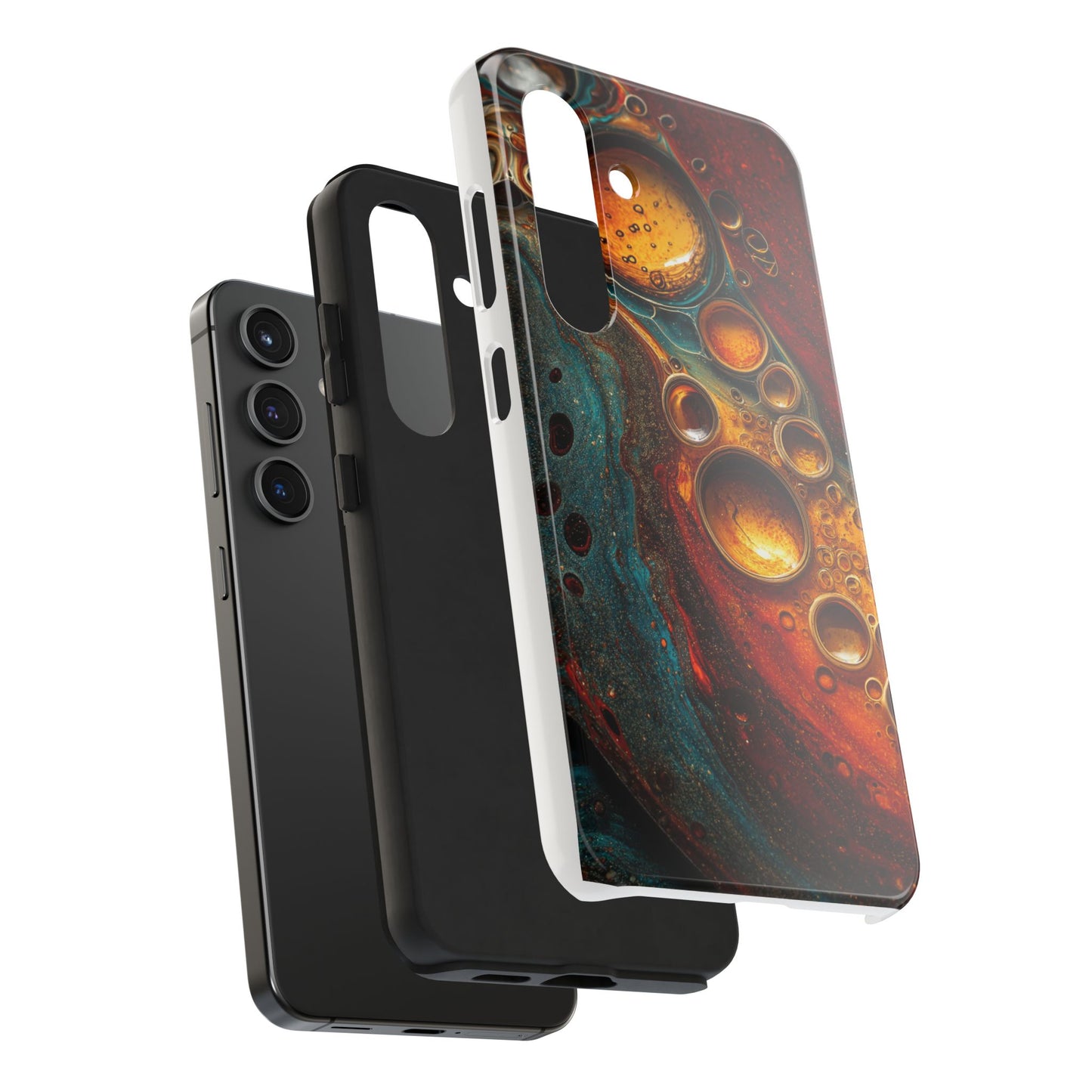 Abstract Art Tough Phone Case - Unique Colorful Design