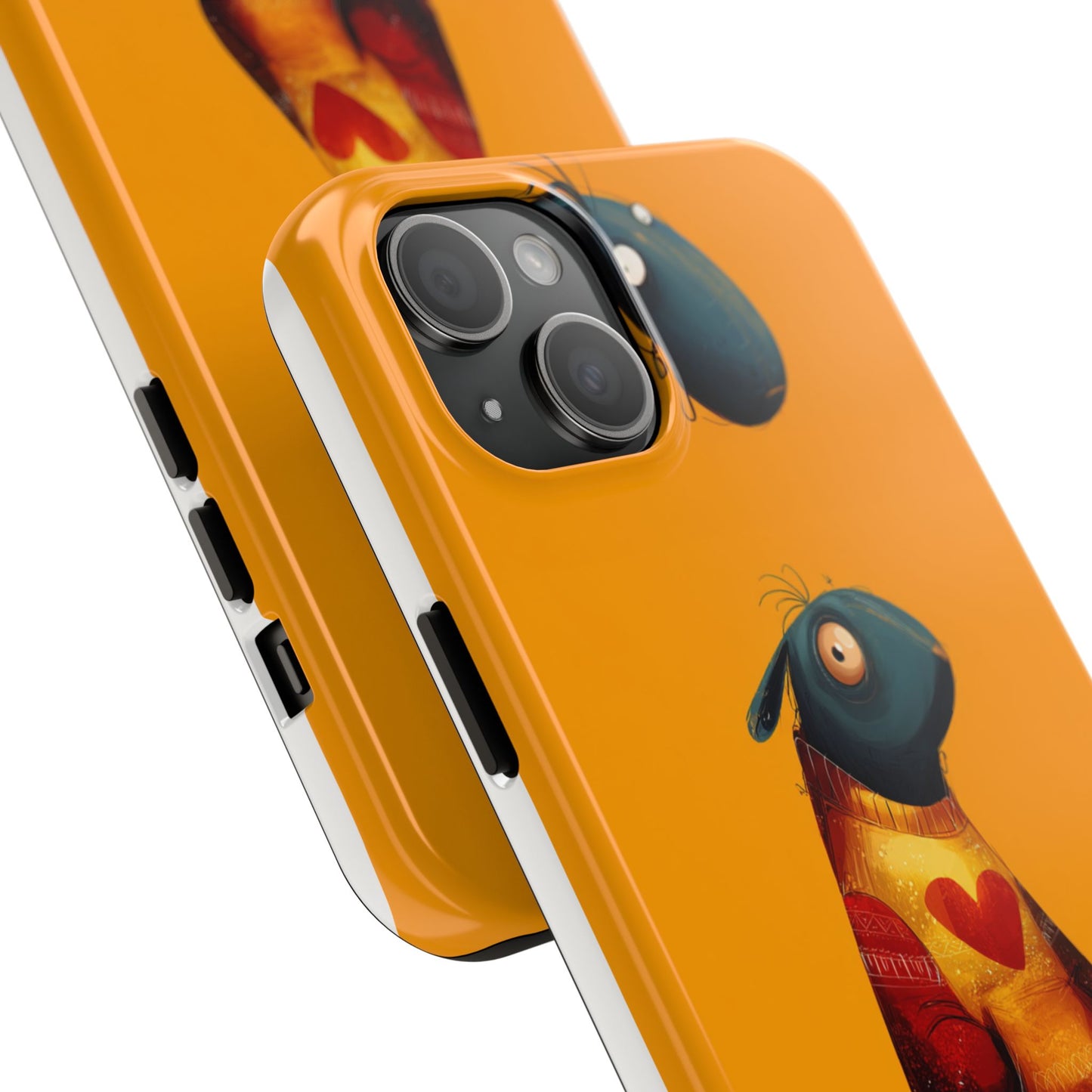 Cute Cartoon Tough Phone Case - Whimsical Sheep Design
