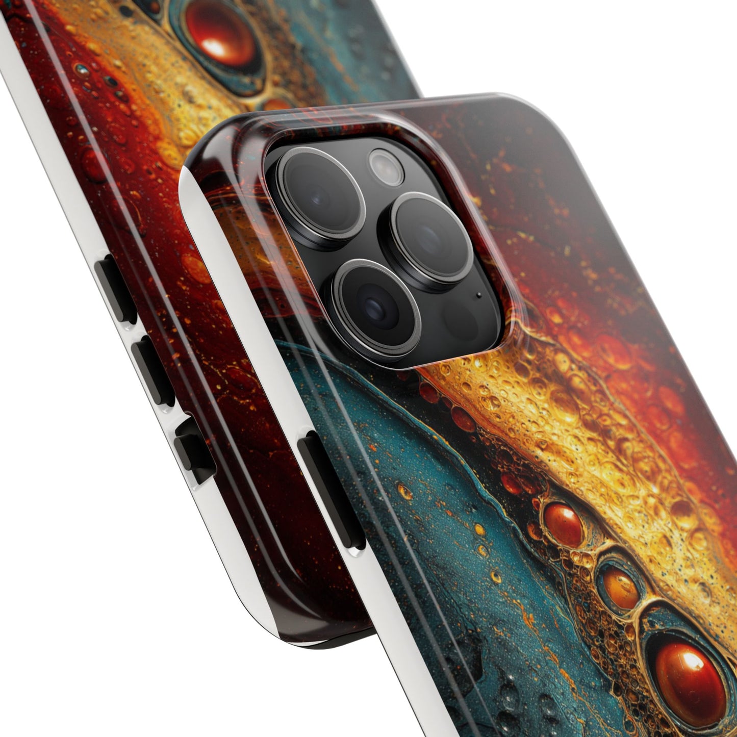Abstract Colorful Tough Phone Case - Protective Cover with Unique Design