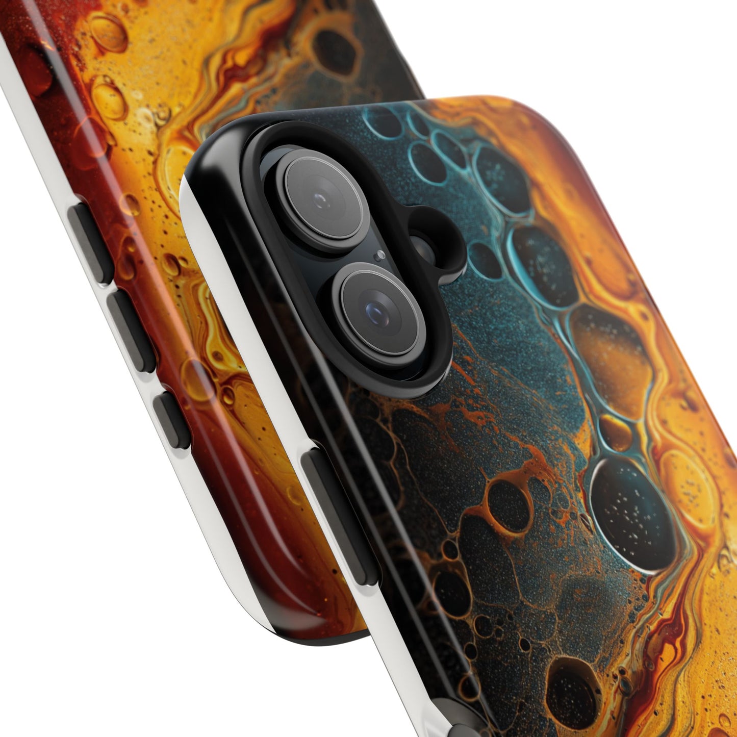 Abstract Lava Tough Phone Case - Vibrant Protective Cover for Adventurous Souls