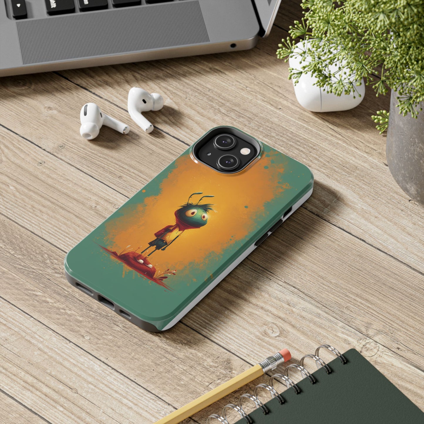 Whimsical Tough Phone Cases for Kids – Vibrant Character Design