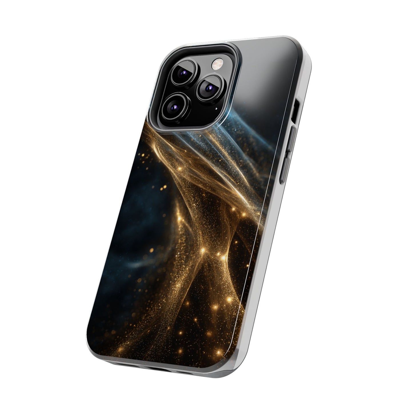 Stunning Gold Swirl Tough Phone Case - Stylish Protection with Elegance