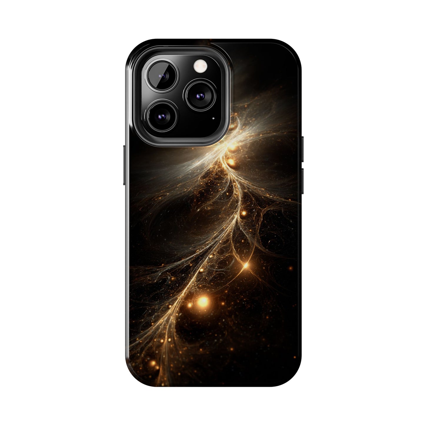 Cosmic Glow Tough Phone Case - Galaxy Design for Sci-Fi Lovers