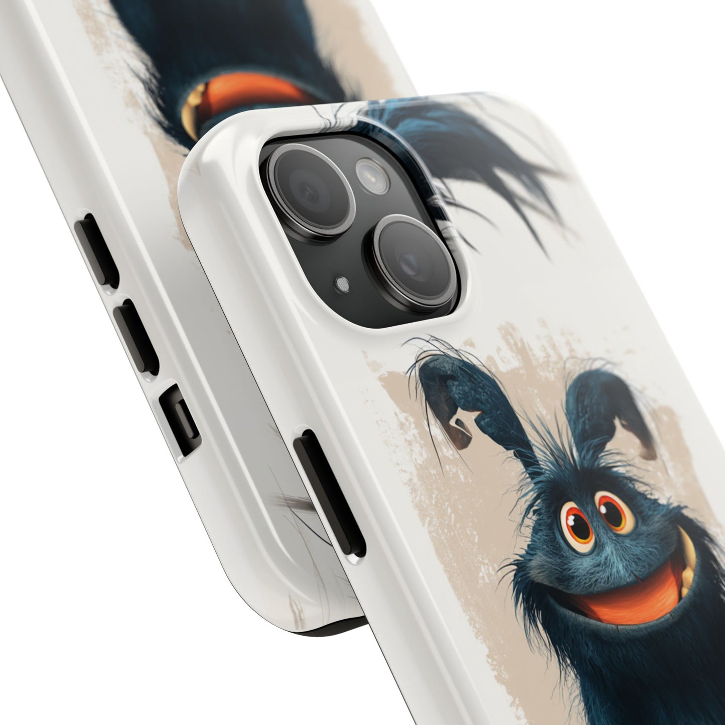 Whimsical Monster Tough Phone Case - Durable Protection for Fun-Loving Individuals