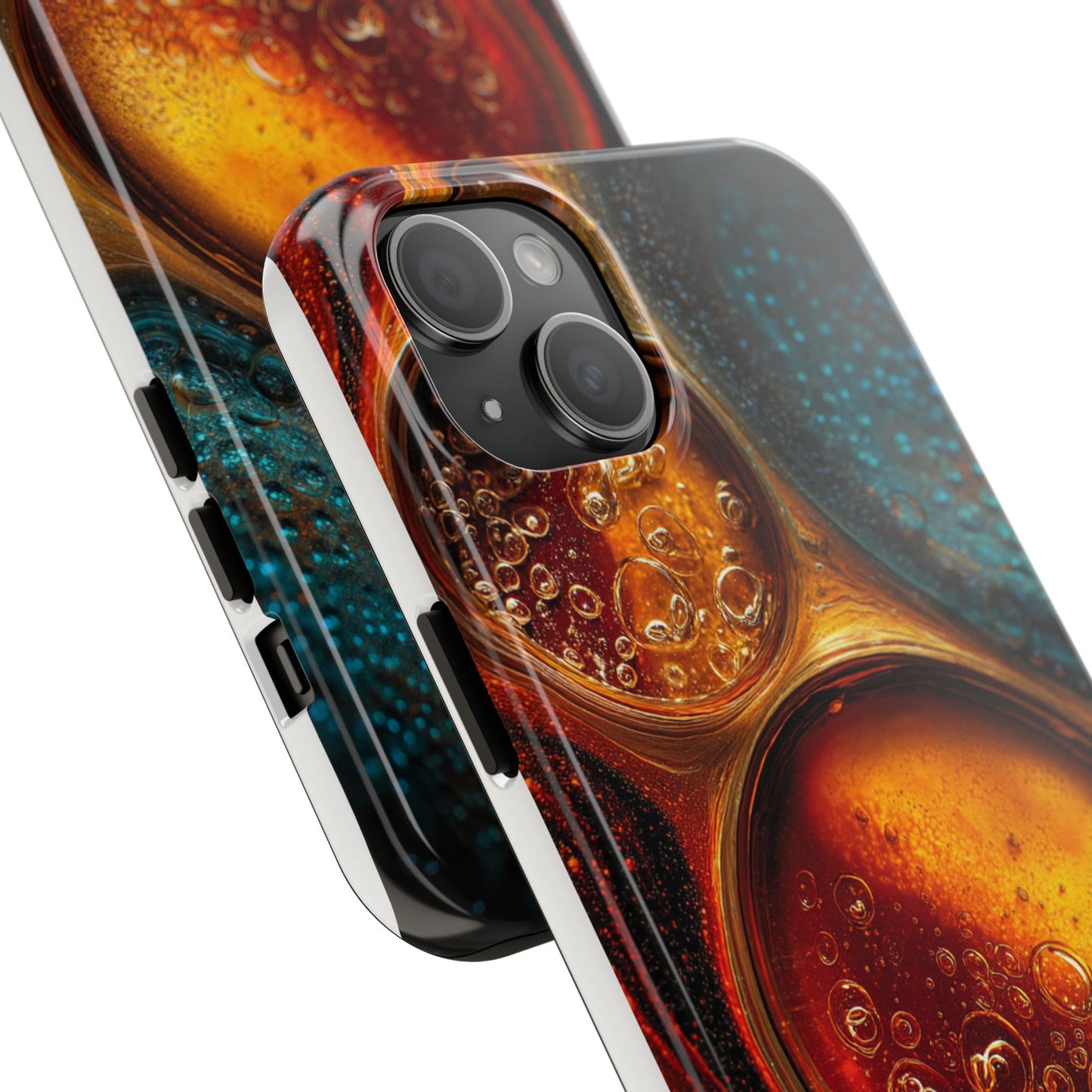 Vibrant Abstract Tough Phone Case – Bubble Design for Ultimate Protection