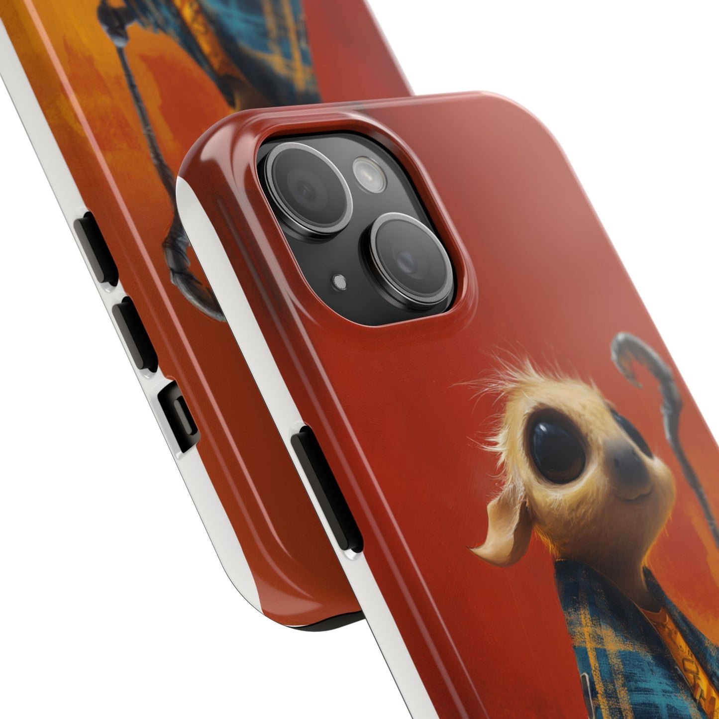 Whimsical Tough Phone Case - Cute Character Design for Kids & Adults