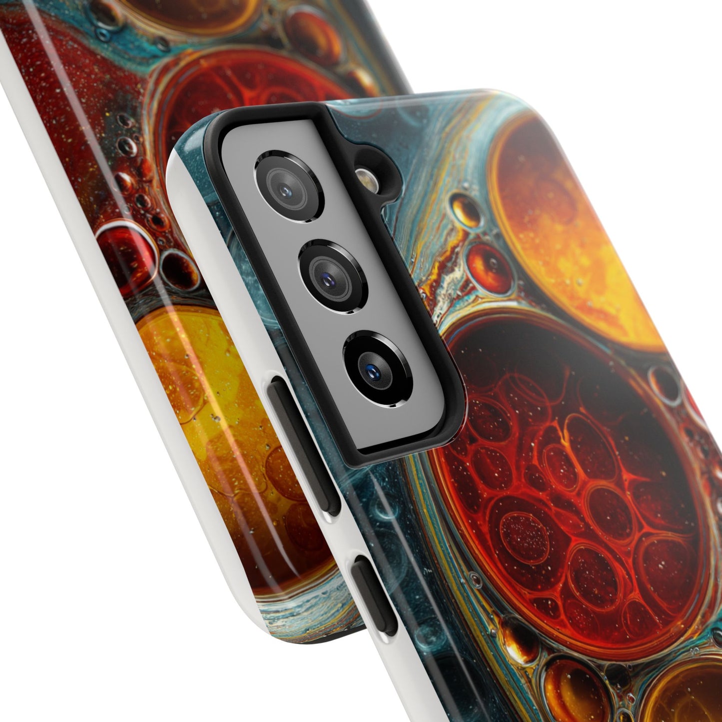 Vibrant Abstract Tough Phone Case - Durable Protection with Artistic Design