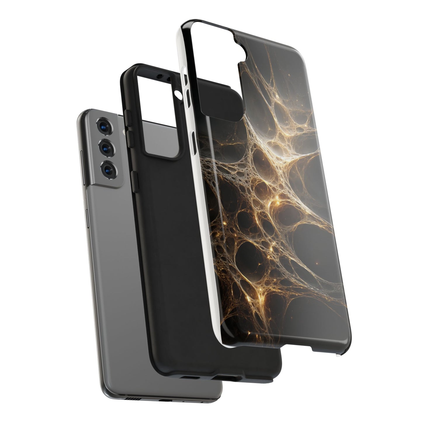 Abstract Cosmic Tough Phone Case - Stylish & Durable Cell Phone Protection