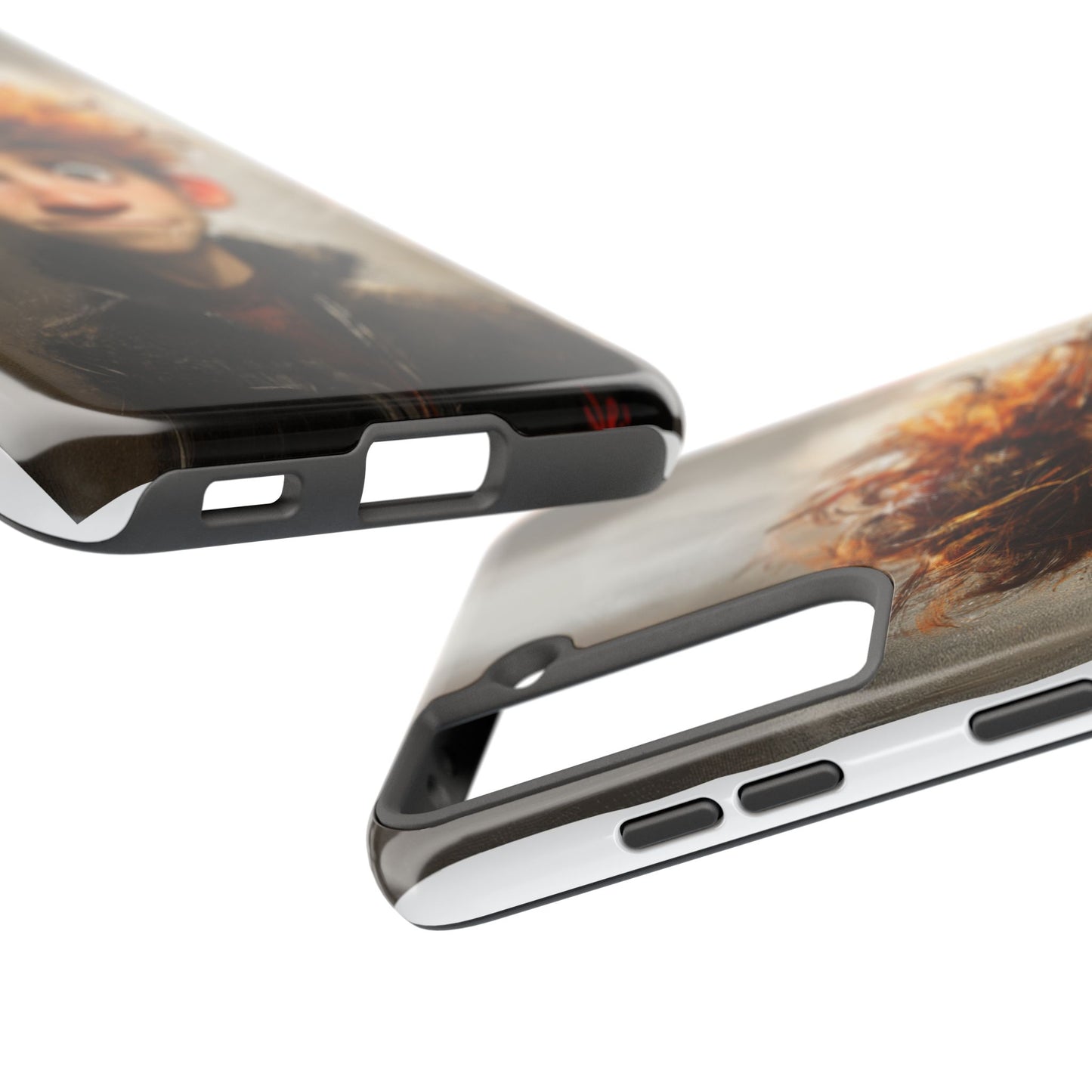 Whimsical Tough Phone Case – Unique Art Design for Creative Souls