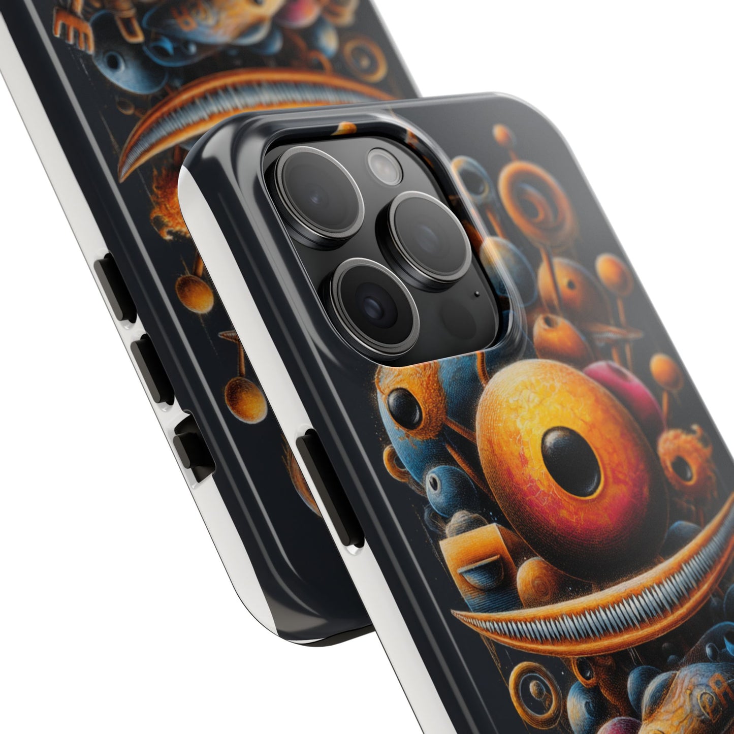 Unique Tough Phone Case with Abstract Art Design