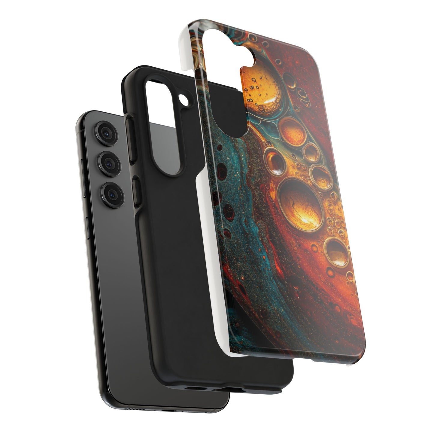 Abstract Art Tough Phone Case - Unique Colorful Design