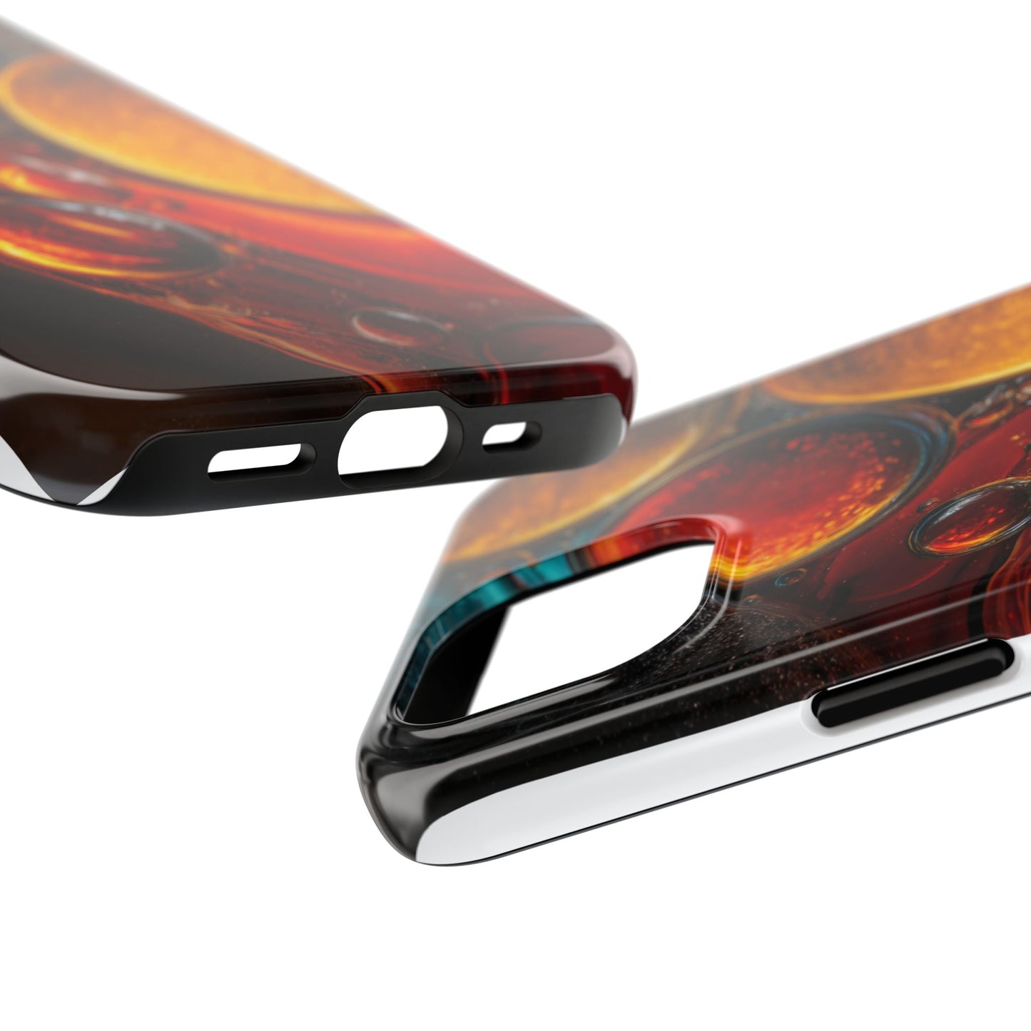 Vibrant Abstract Tough Phone Case - Protective Cover with Colorful Design
