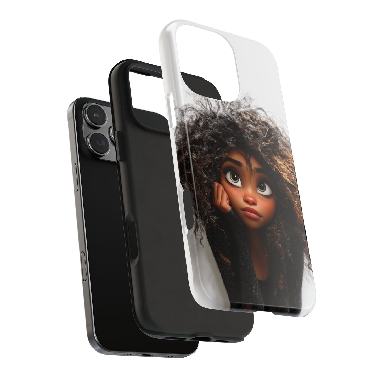 Whimsical Tough Phone Case – Playful Character Design for Teens & Creatives
