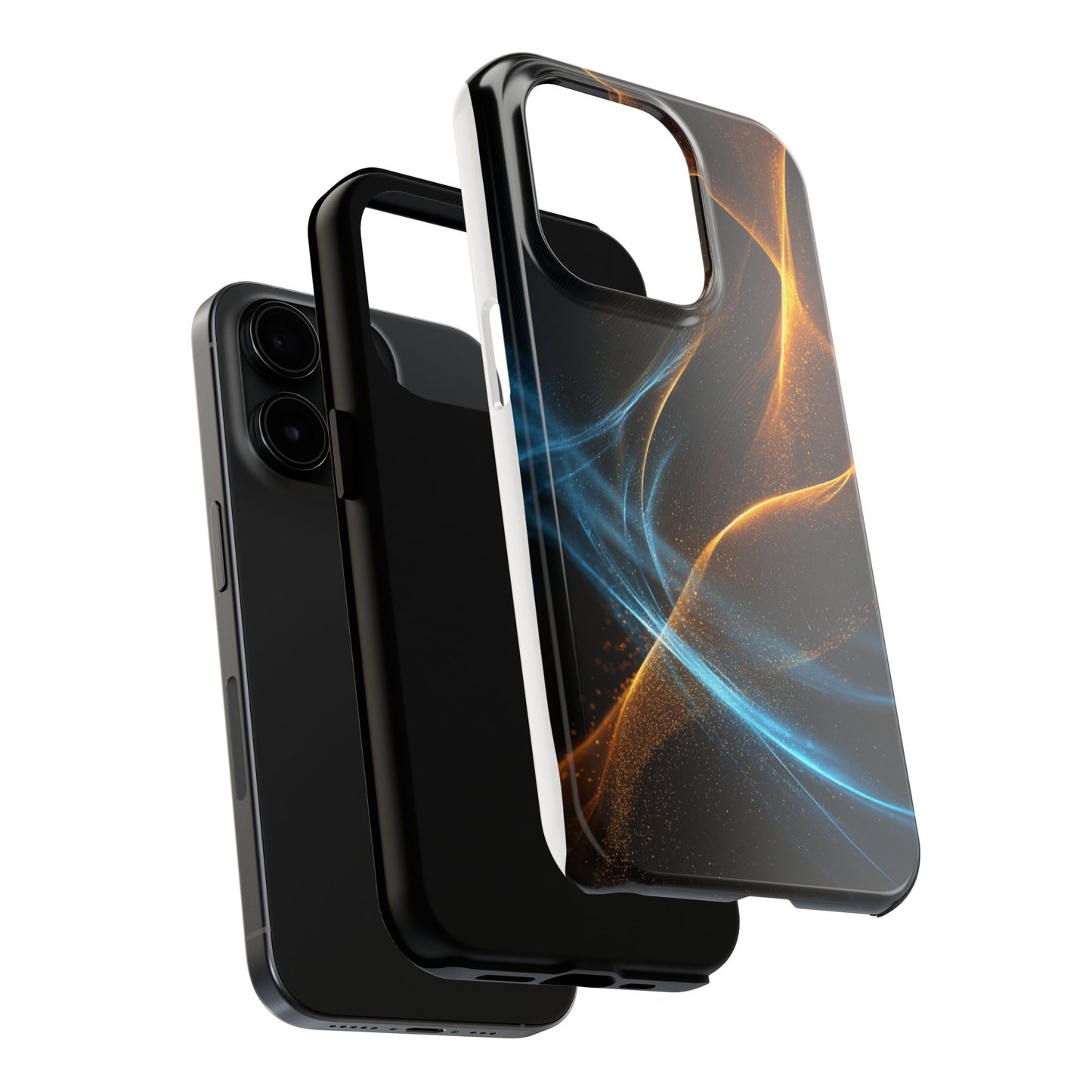 Dynamic Wave Tough Phone Case - Durable and Stylish