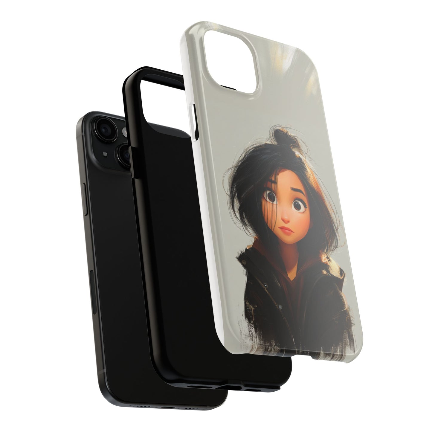 Artistic Tough Phone Case - Unique Design for Creative Souls