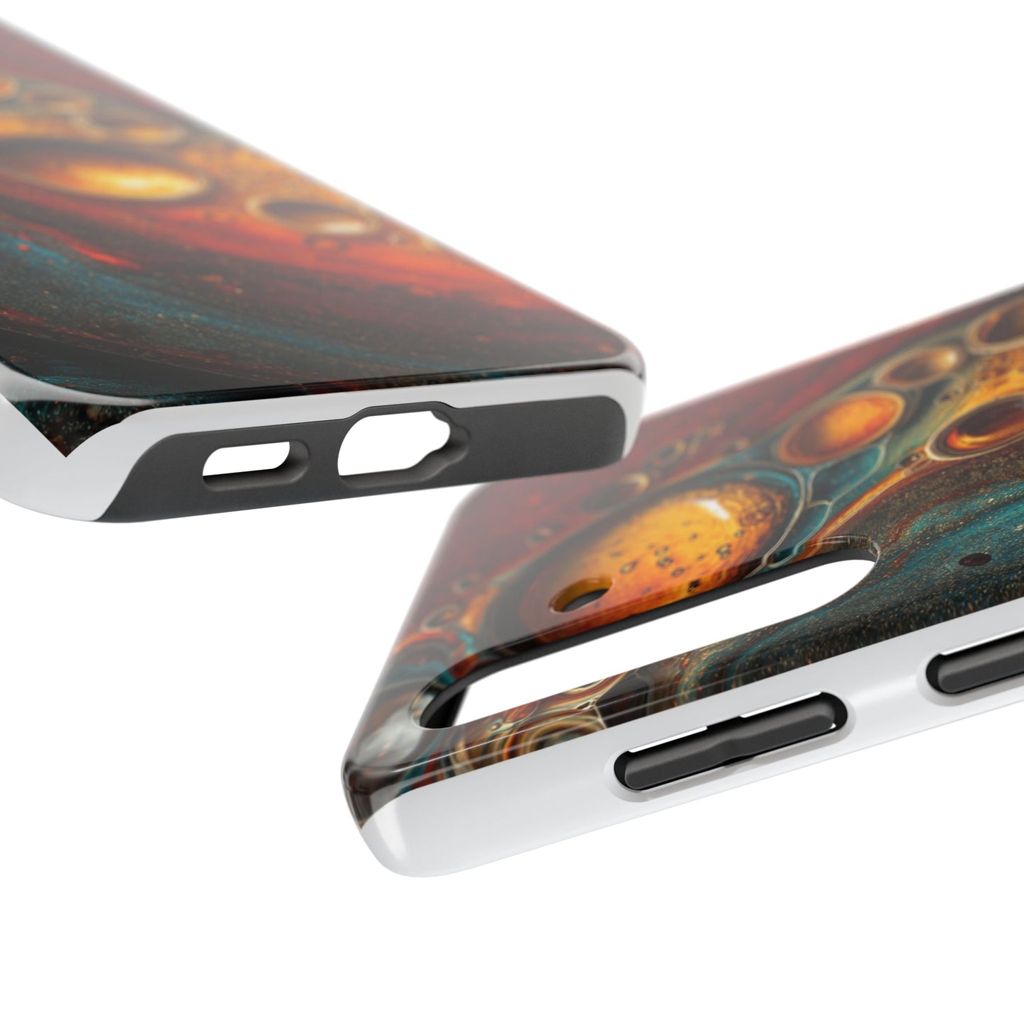 Abstract Art Tough Phone Case - Unique Colorful Design