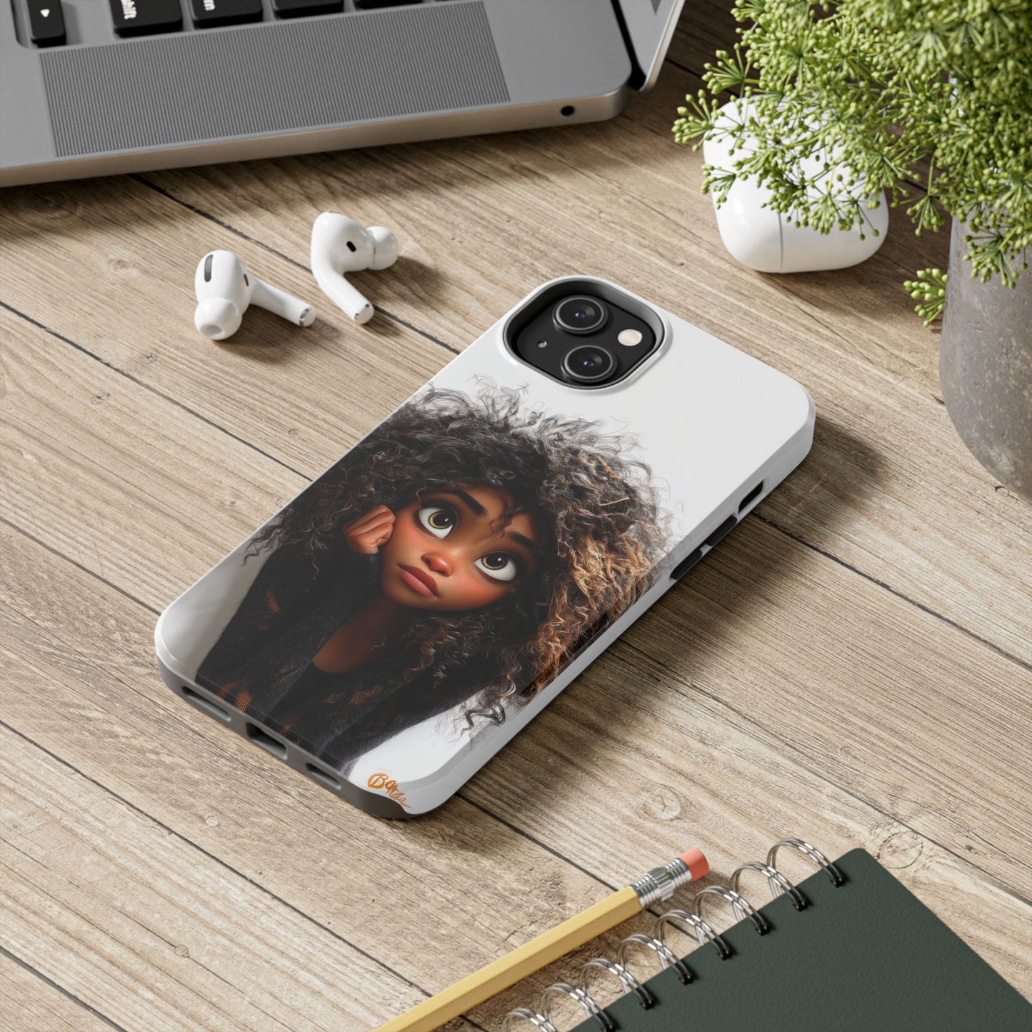 Whimsical Tough Phone Case – Playful Character Design for Teens & Creatives