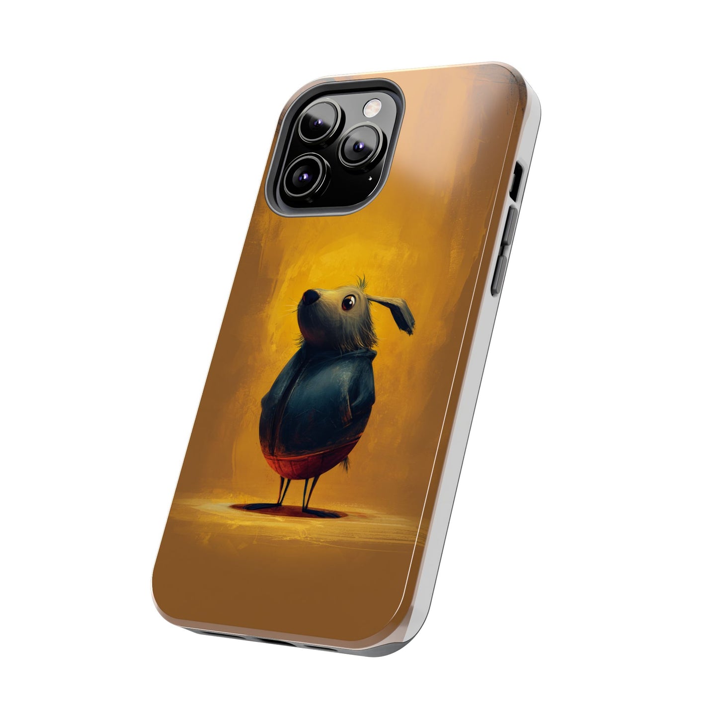 Whimsical Dog Art Tough Phone Case - Durable & Stylish