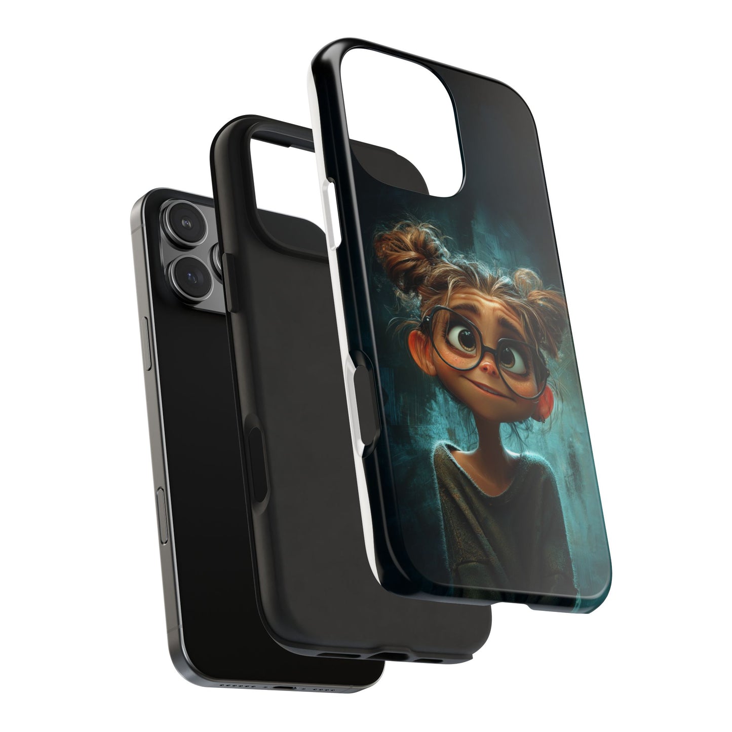Cute Character Tough Phone Case - Perfect Gift for Kids and Teens