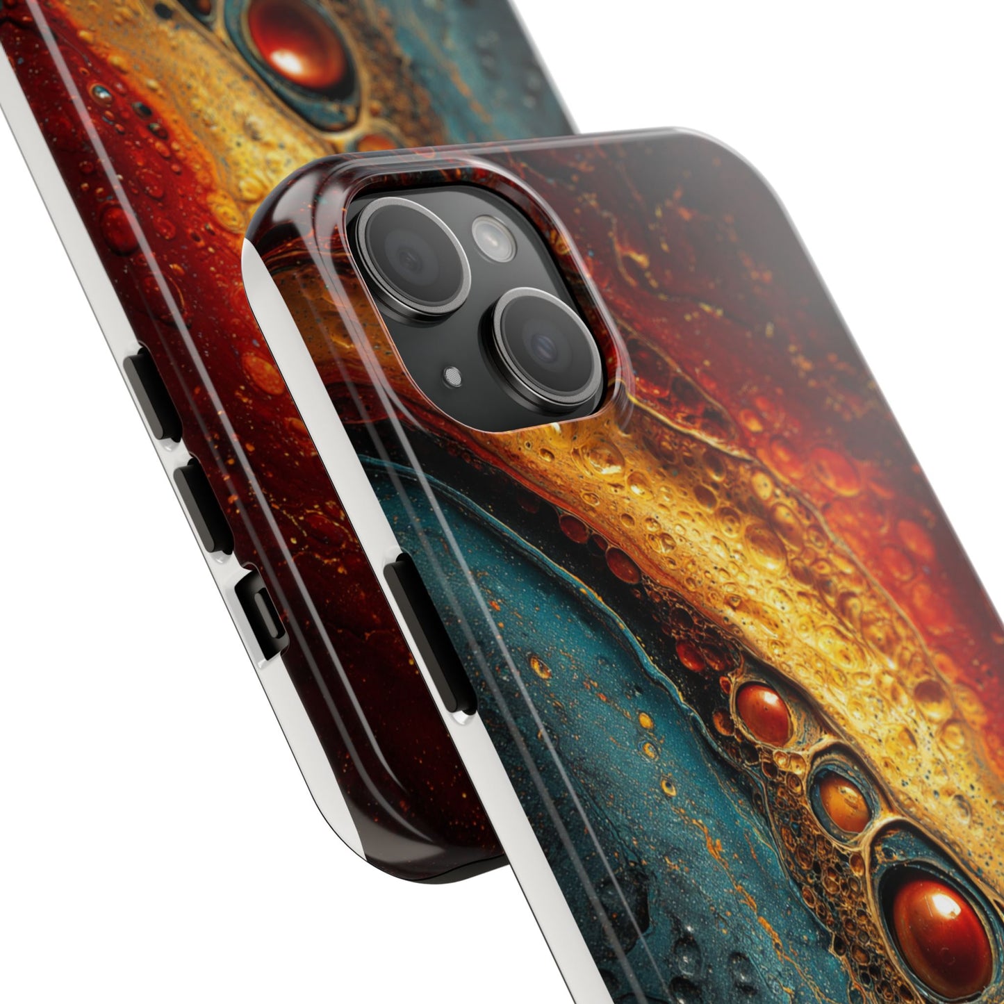Abstract Colorful Tough Phone Case - Protective Cover with Unique Design