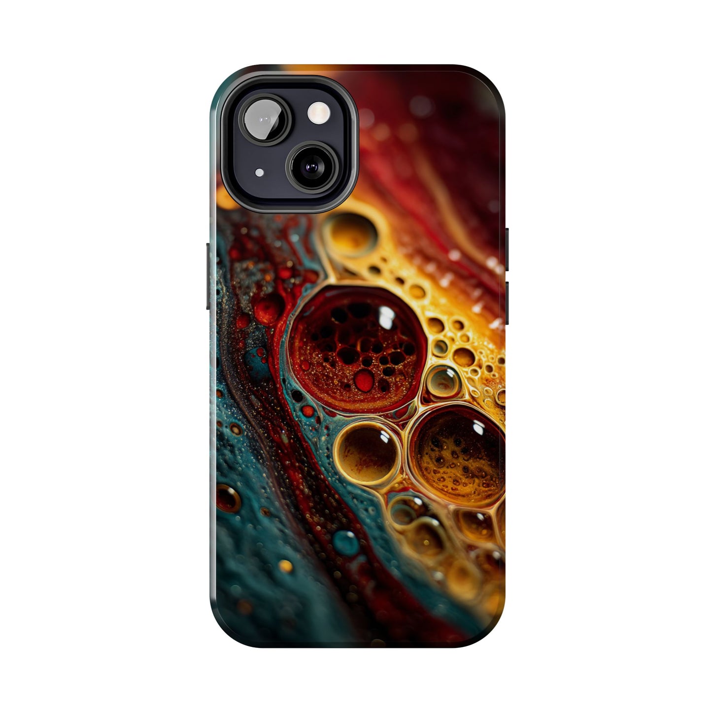 Vibrant Abstract Tough Phone Case - Unique Art for Stylish Protection