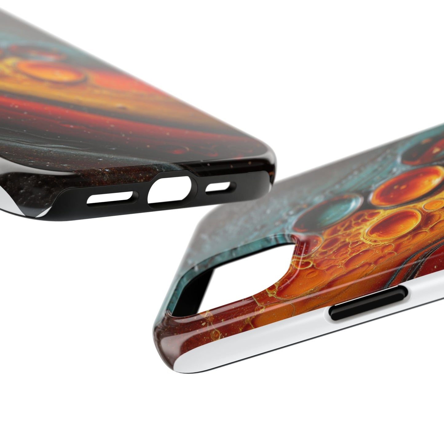 Artistic Tough Phone Case - Unique Abstract Design for Durable Protection