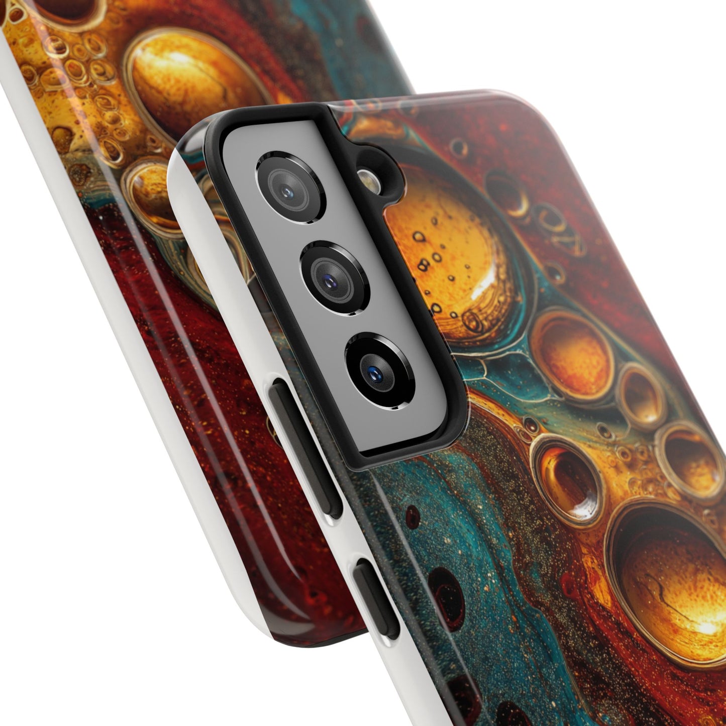 Abstract Art Tough Phone Case - Unique Colorful Design
