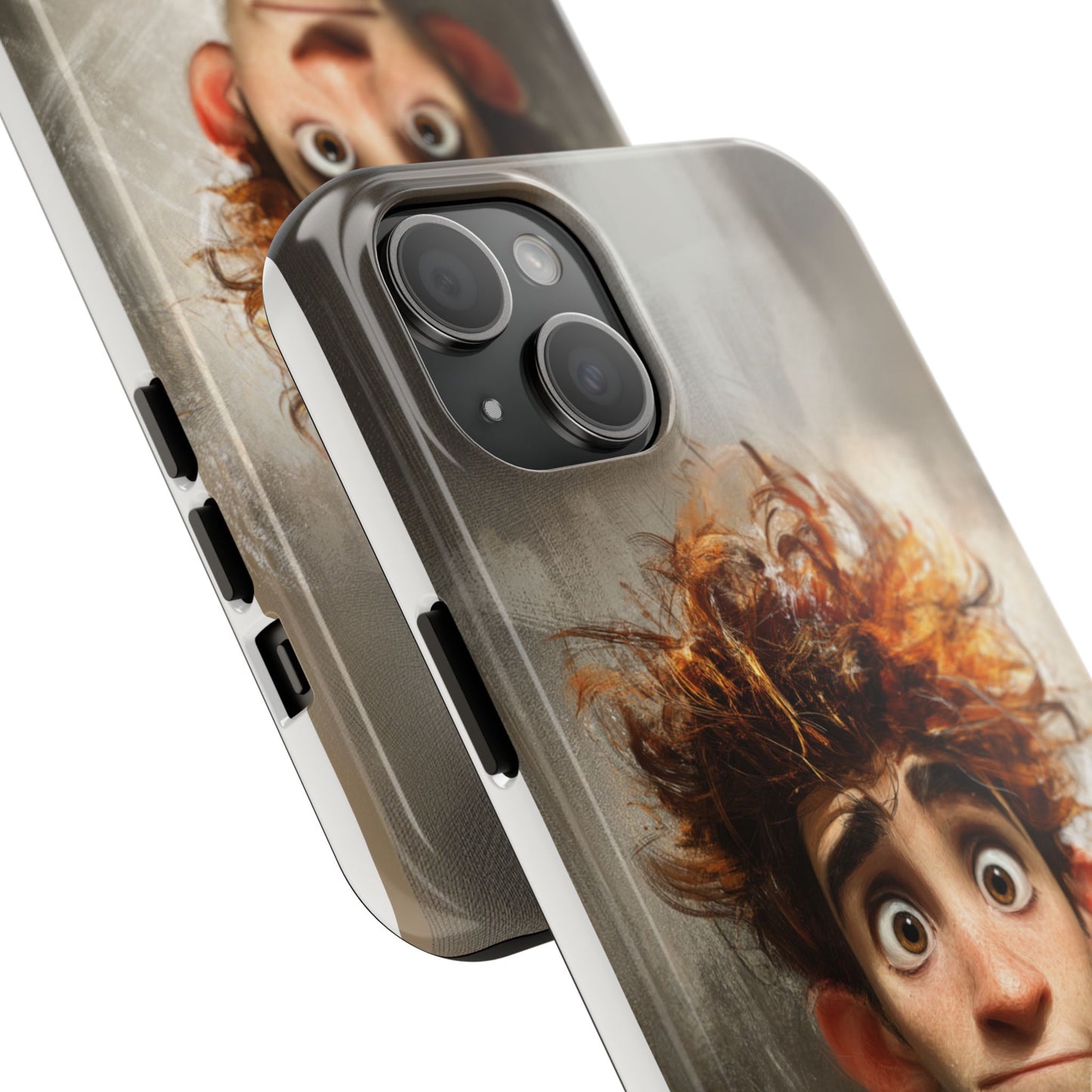 Whimsical Tough Phone Case – Unique Art Design for Creative Souls
