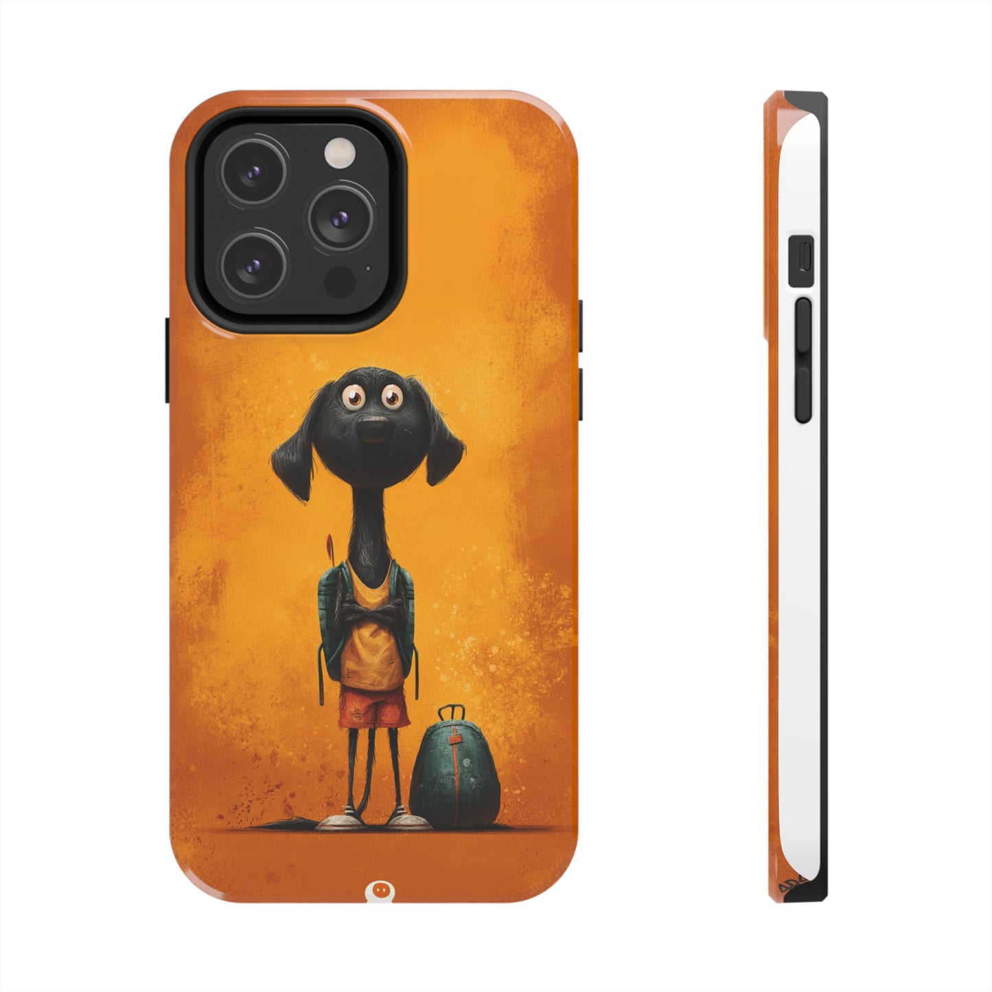 Cute Dog Art Tough Phone Case for Animal Lovers
