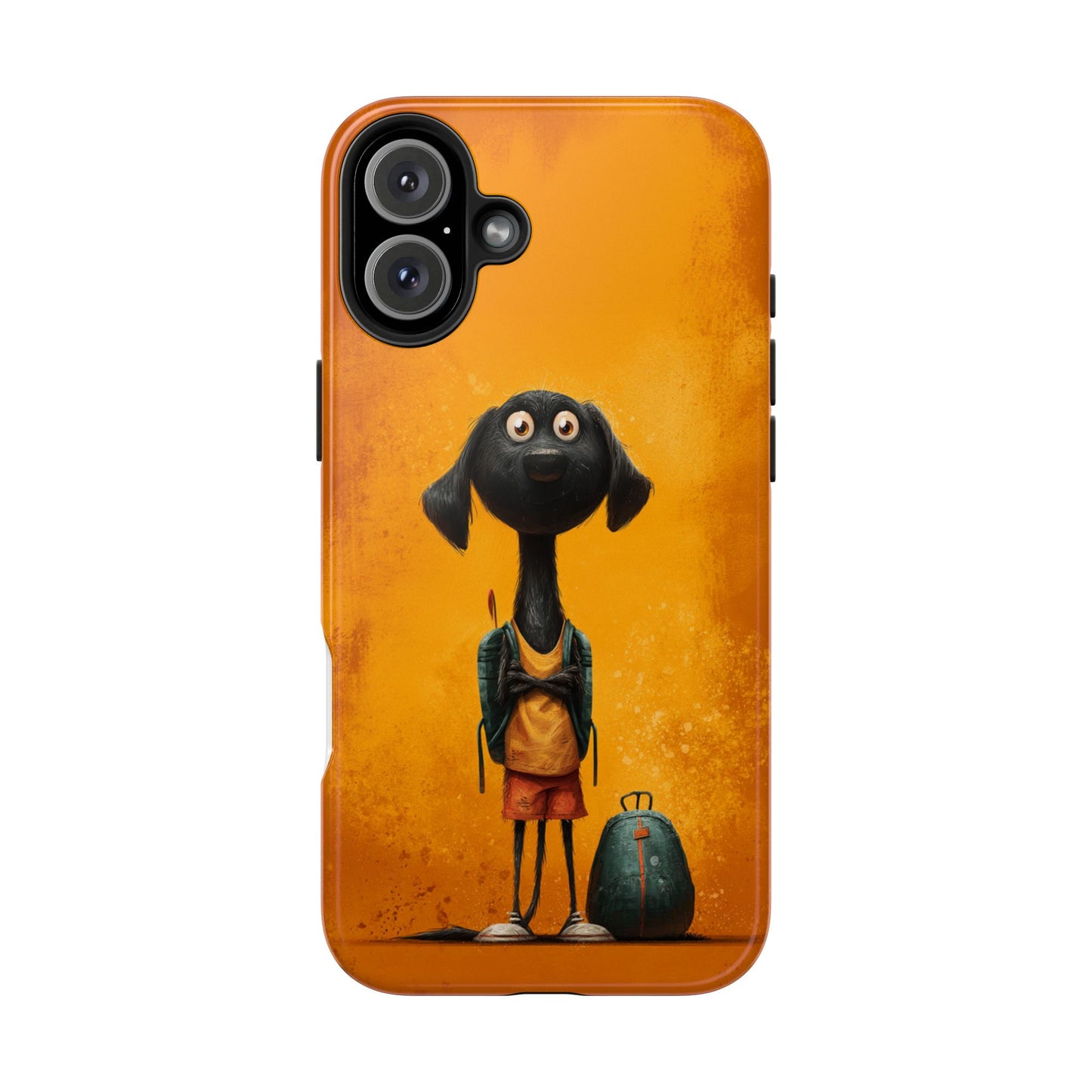 Cute Dog Art Tough Phone Case for Animal Lovers