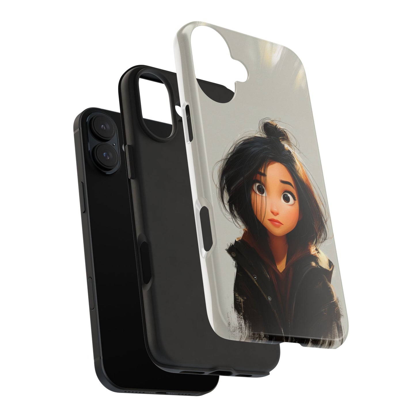 Artistic Tough Phone Case - Unique Design for Creative Souls