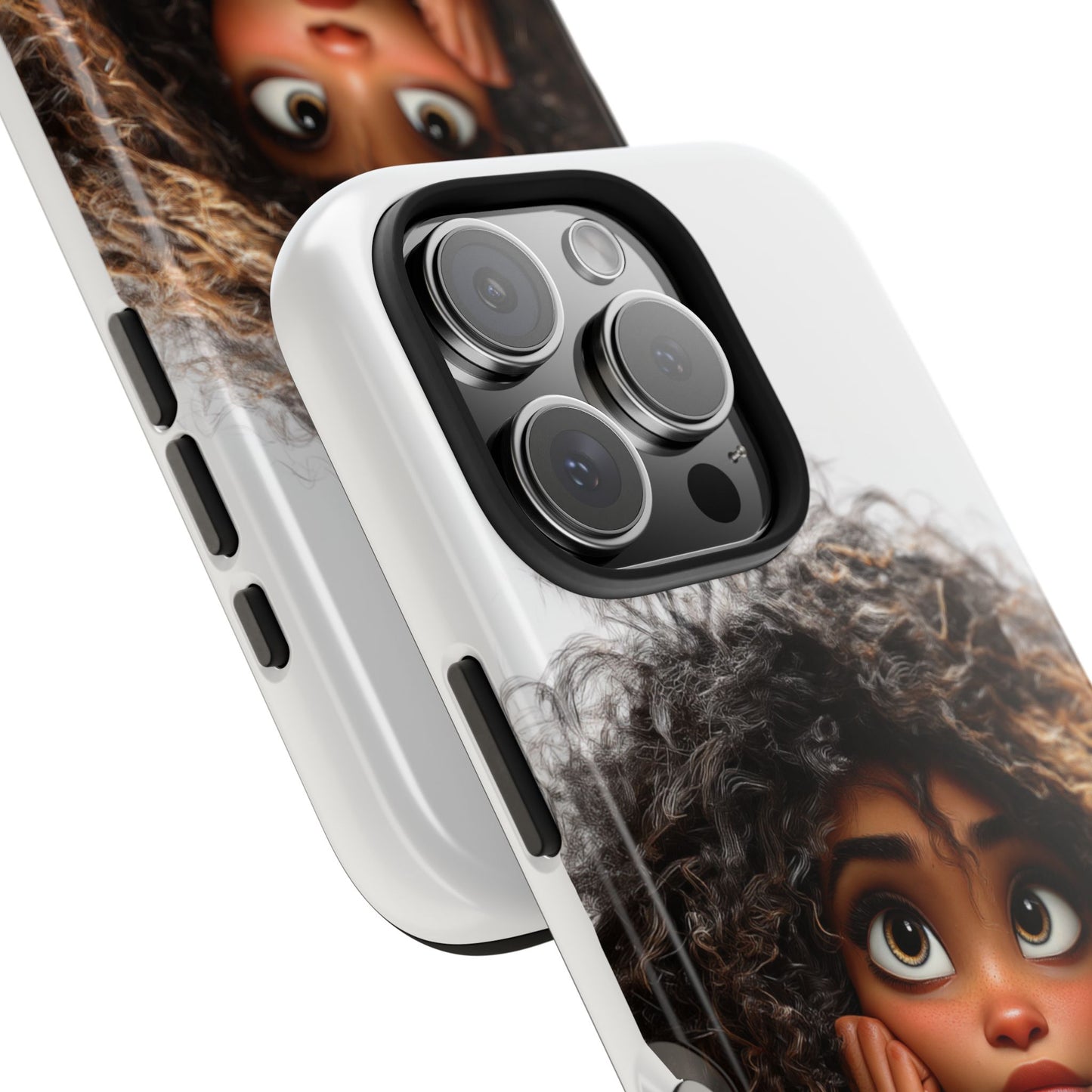 Whimsical Tough Phone Case – Playful Character Design for Teens & Creatives