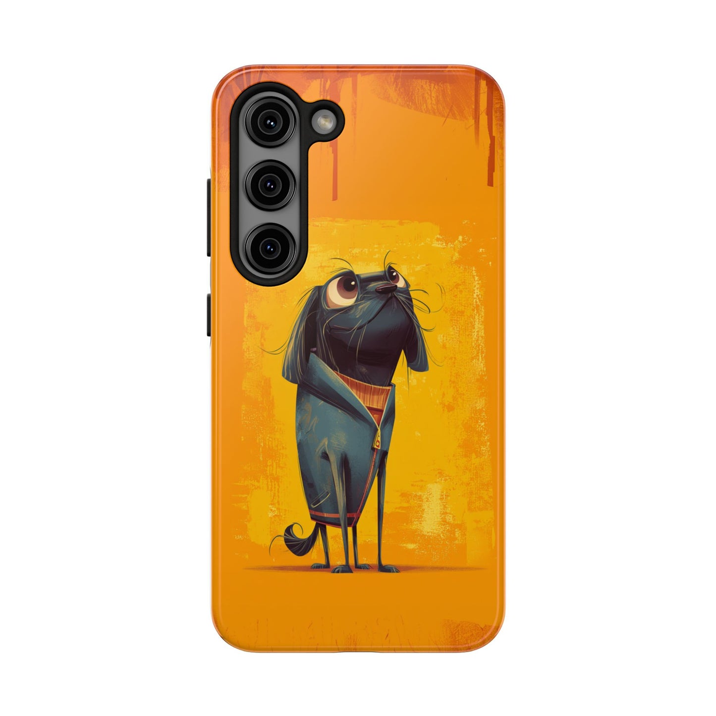 Fun Dog Art Tough Phone Case - Durable Pet Lover Gift