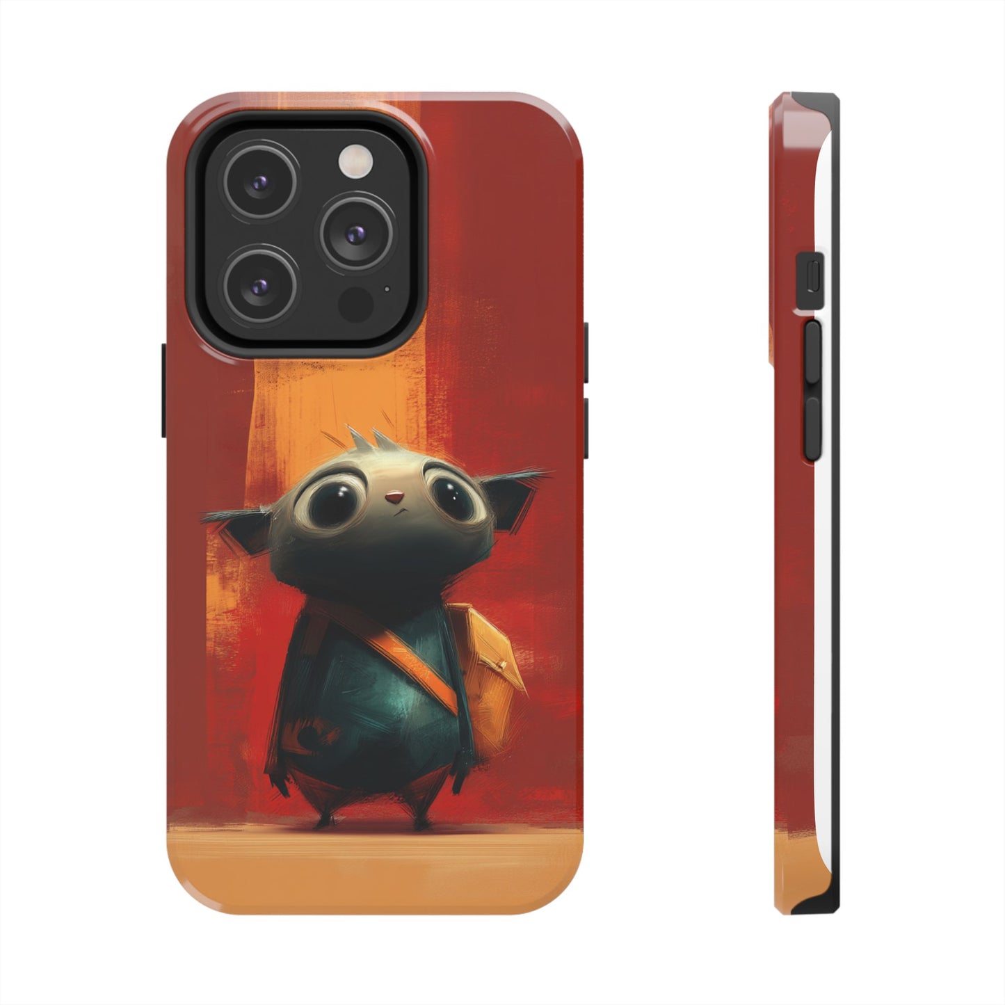 Adventurous Character Tough Phone Case - Durable Protection for Creative Souls