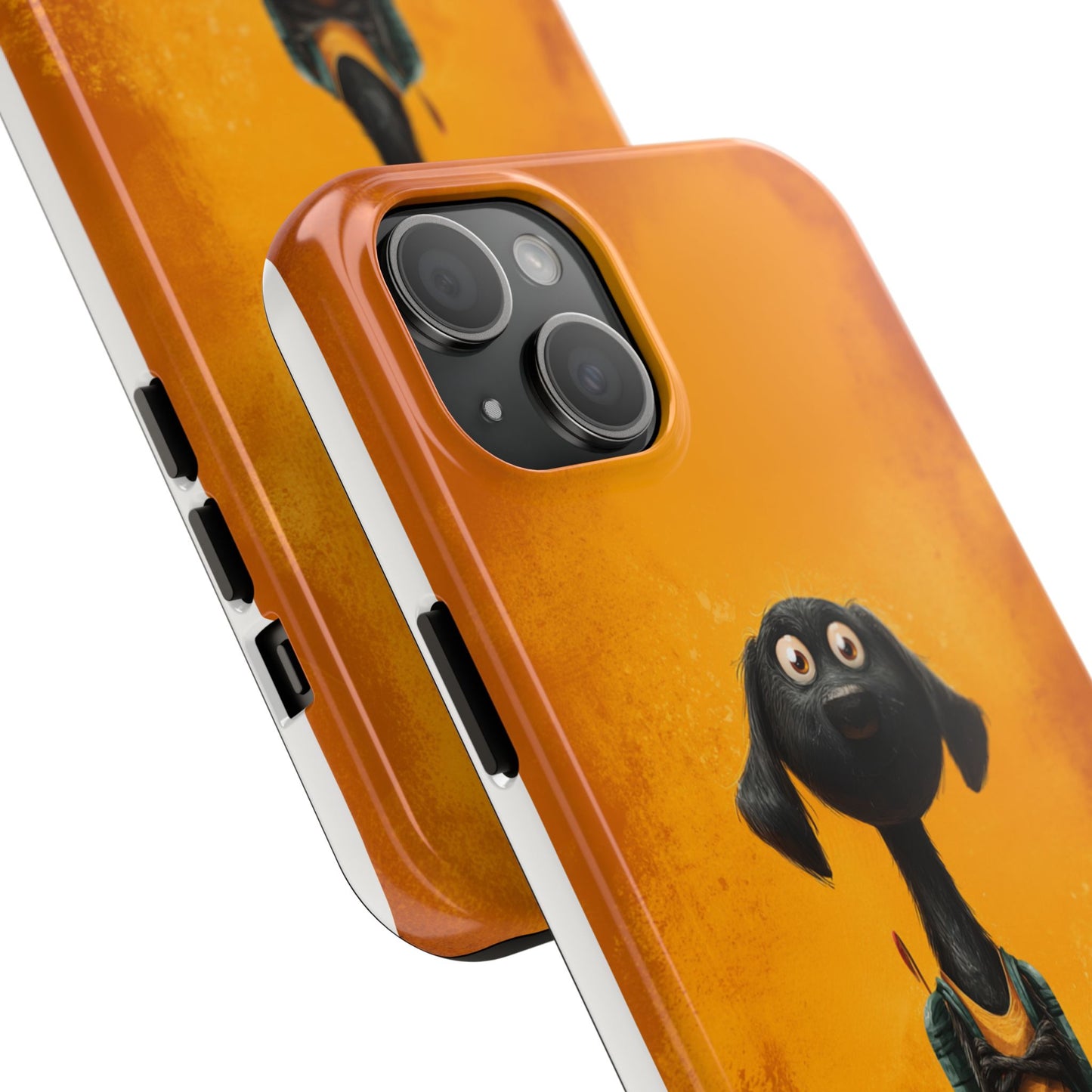 Cute Dog Art Tough Phone Case for Animal Lovers