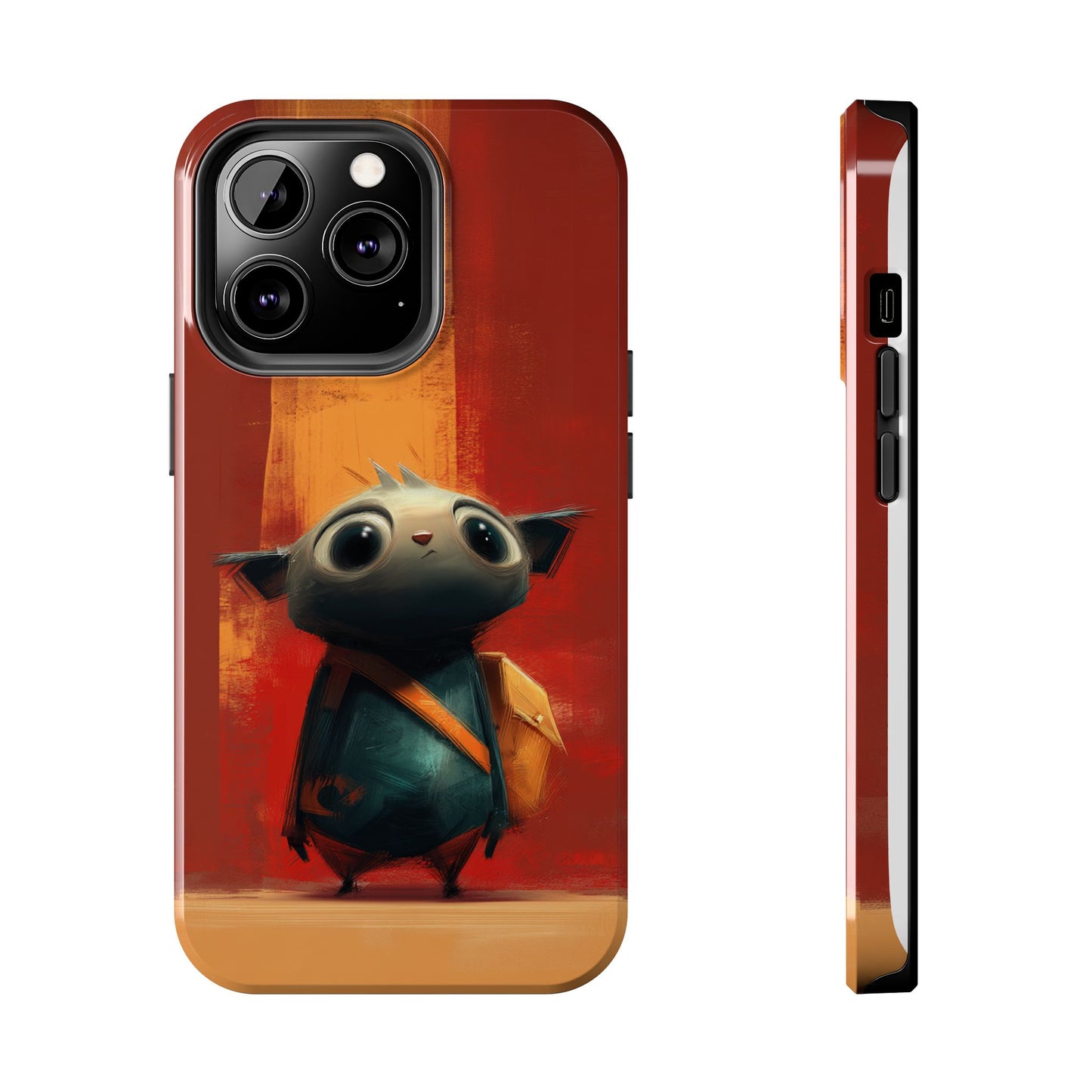 Adventurous Character Tough Phone Case - Durable Protection for Creative Souls