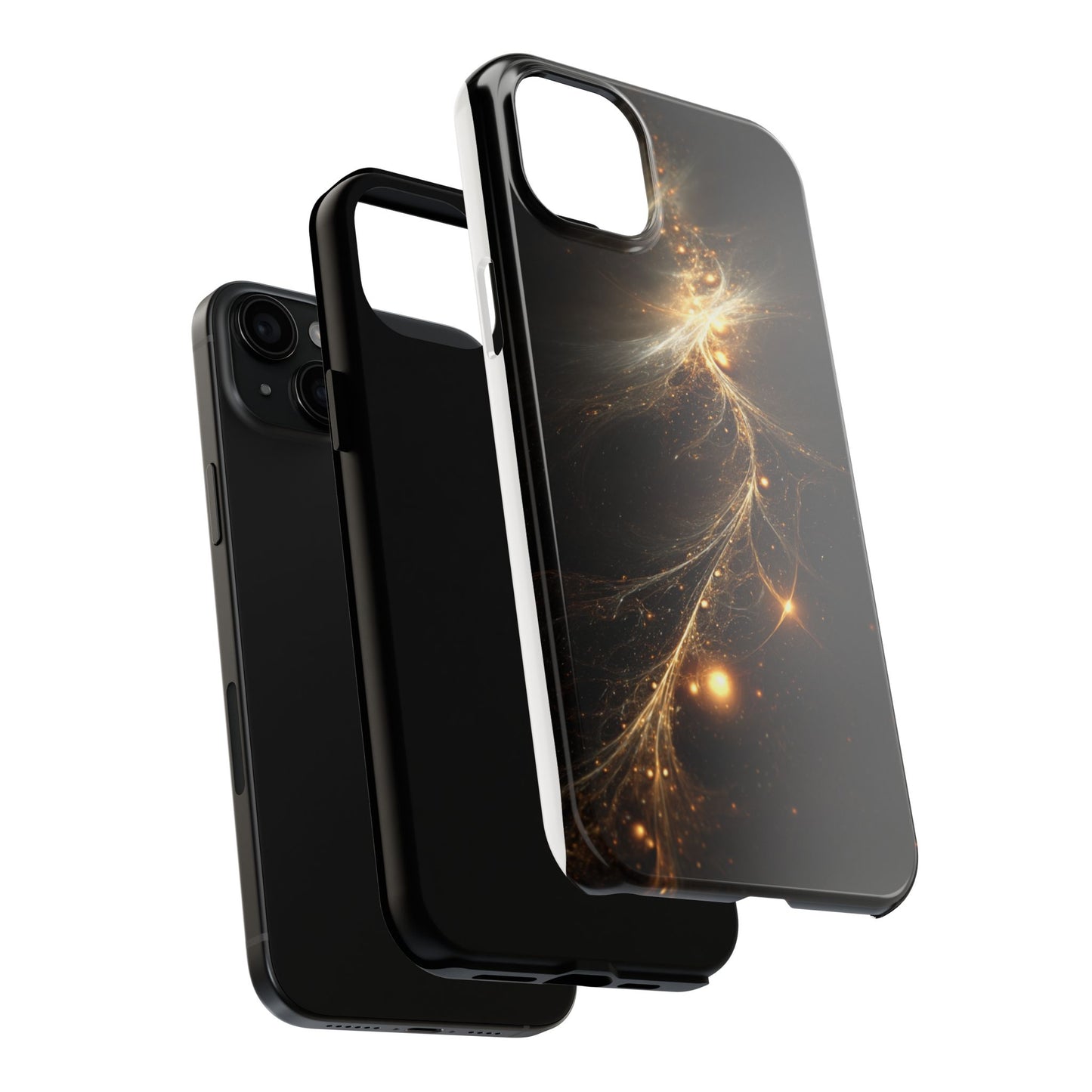 Cosmic Glow Tough Phone Case - Galaxy Design for Sci-Fi Lovers
