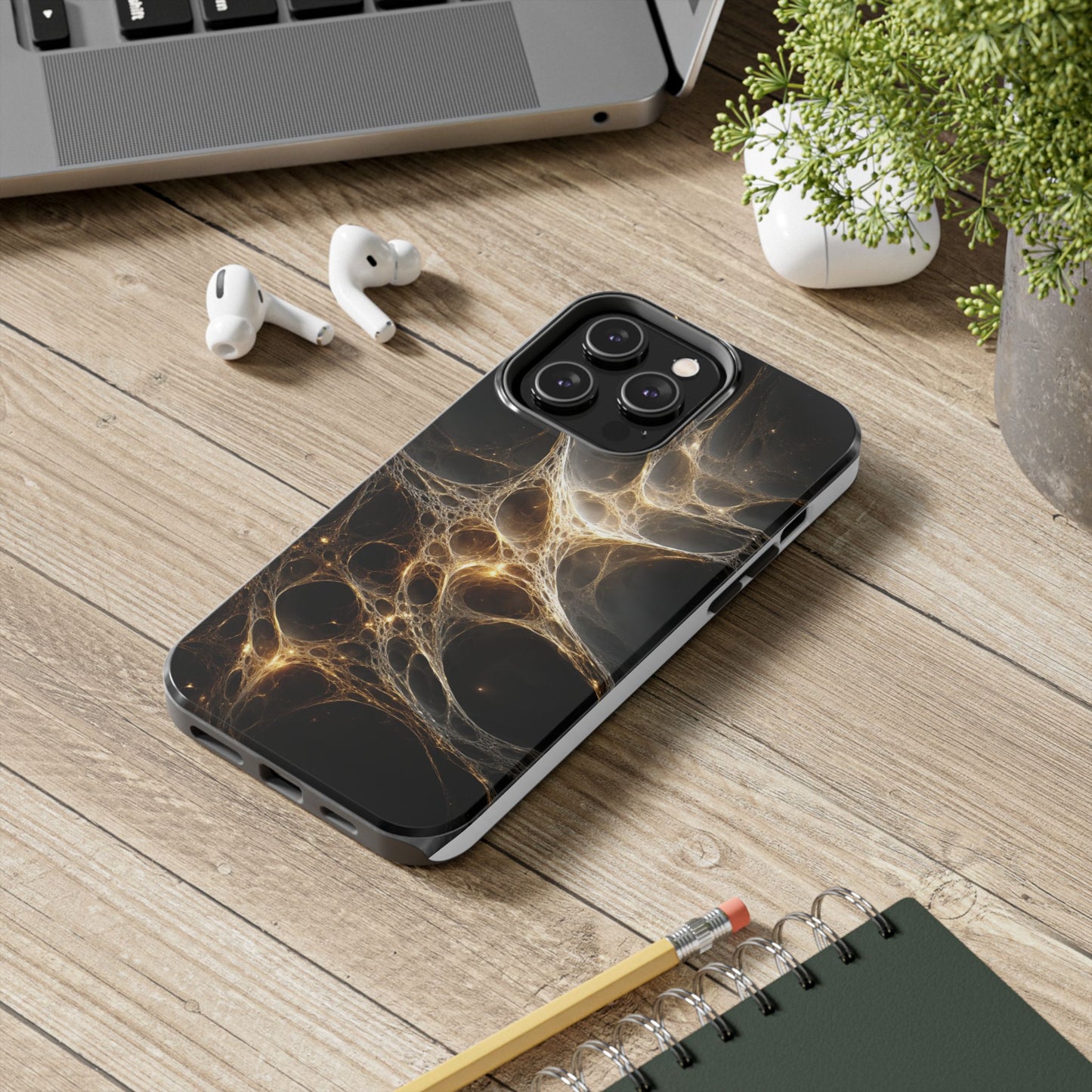 Abstract Cosmic Tough Phone Case - Stylish & Durable Cell Phone Protection