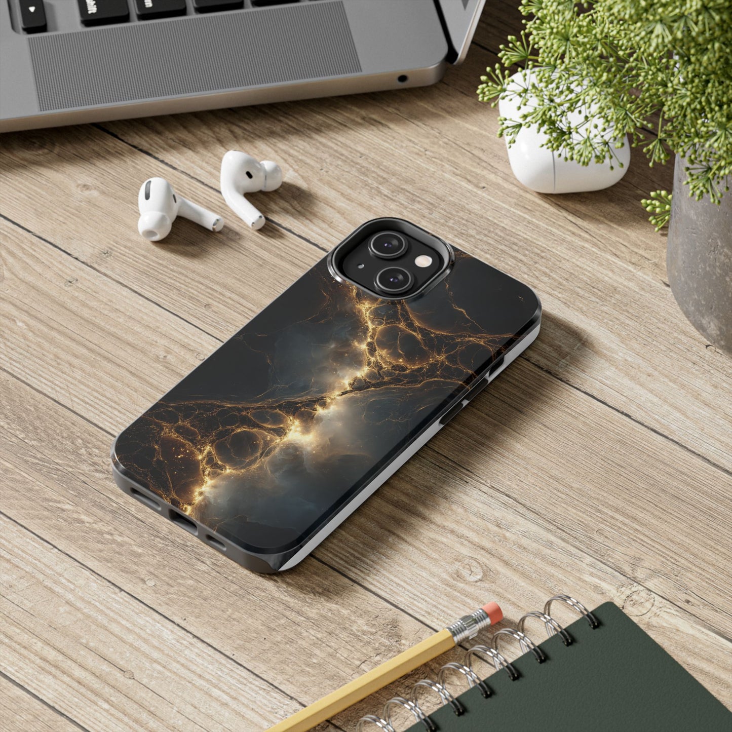 Galaxy Glow Tough Phone Case - Durable Design for Astronomical Vibes