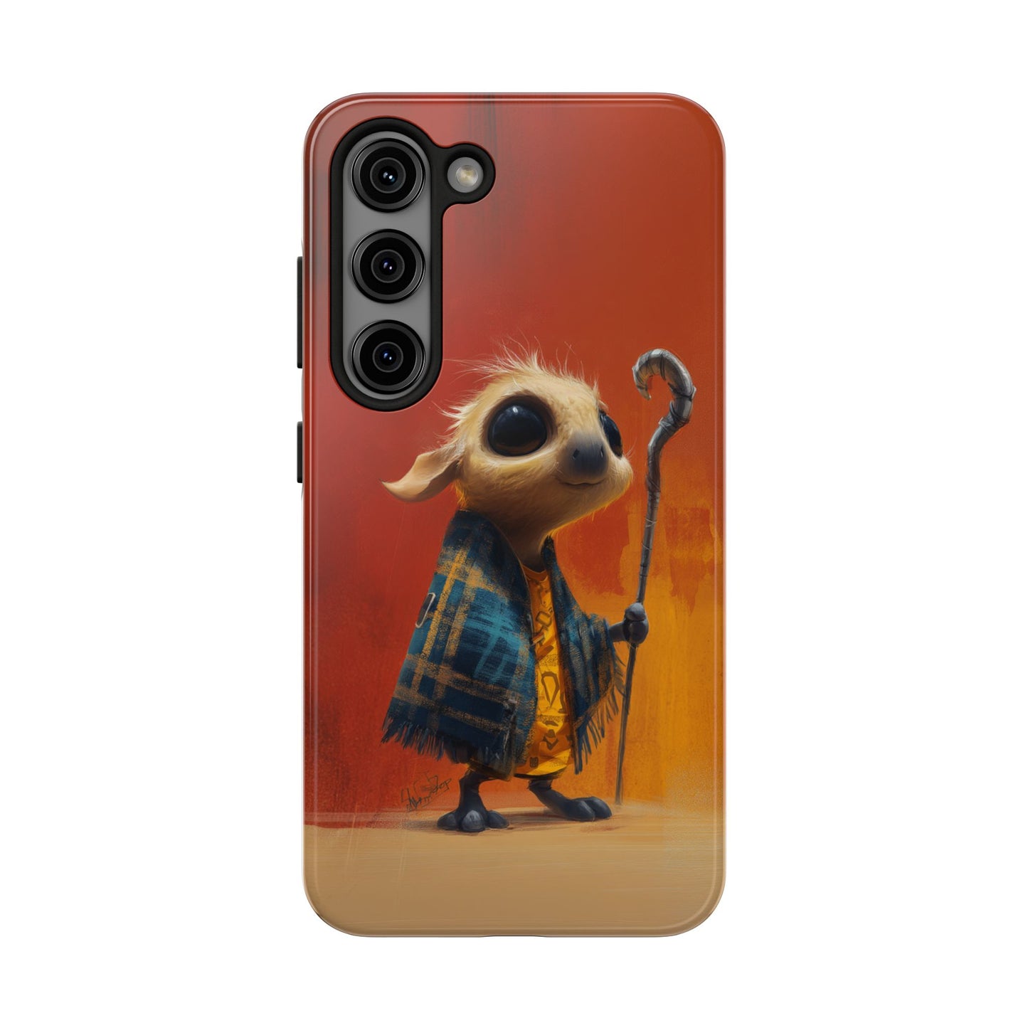 Whimsical Tough Phone Case - Cute Character Design for Kids & Adults