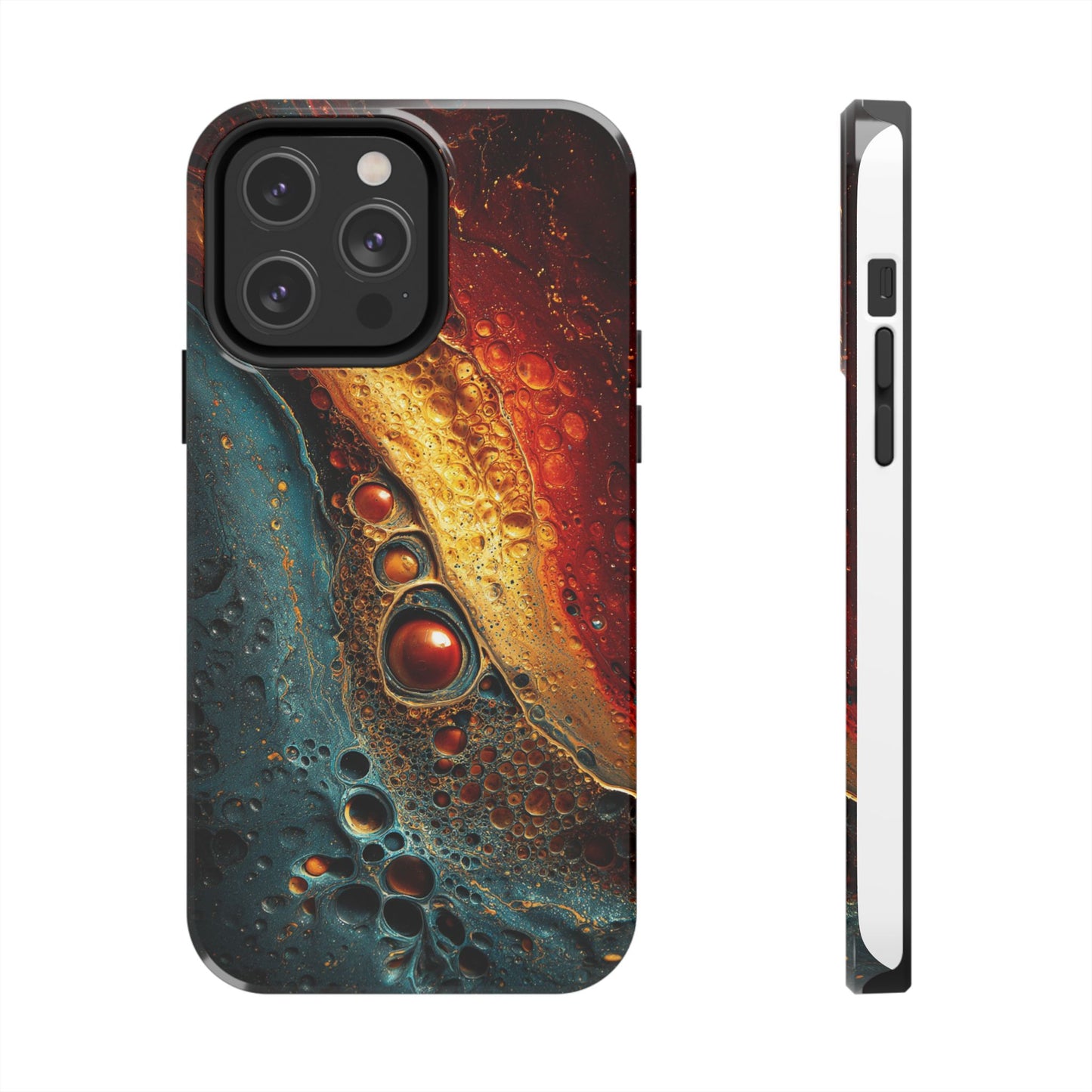 Abstract Colorful Tough Phone Case - Protective Cover with Unique Design