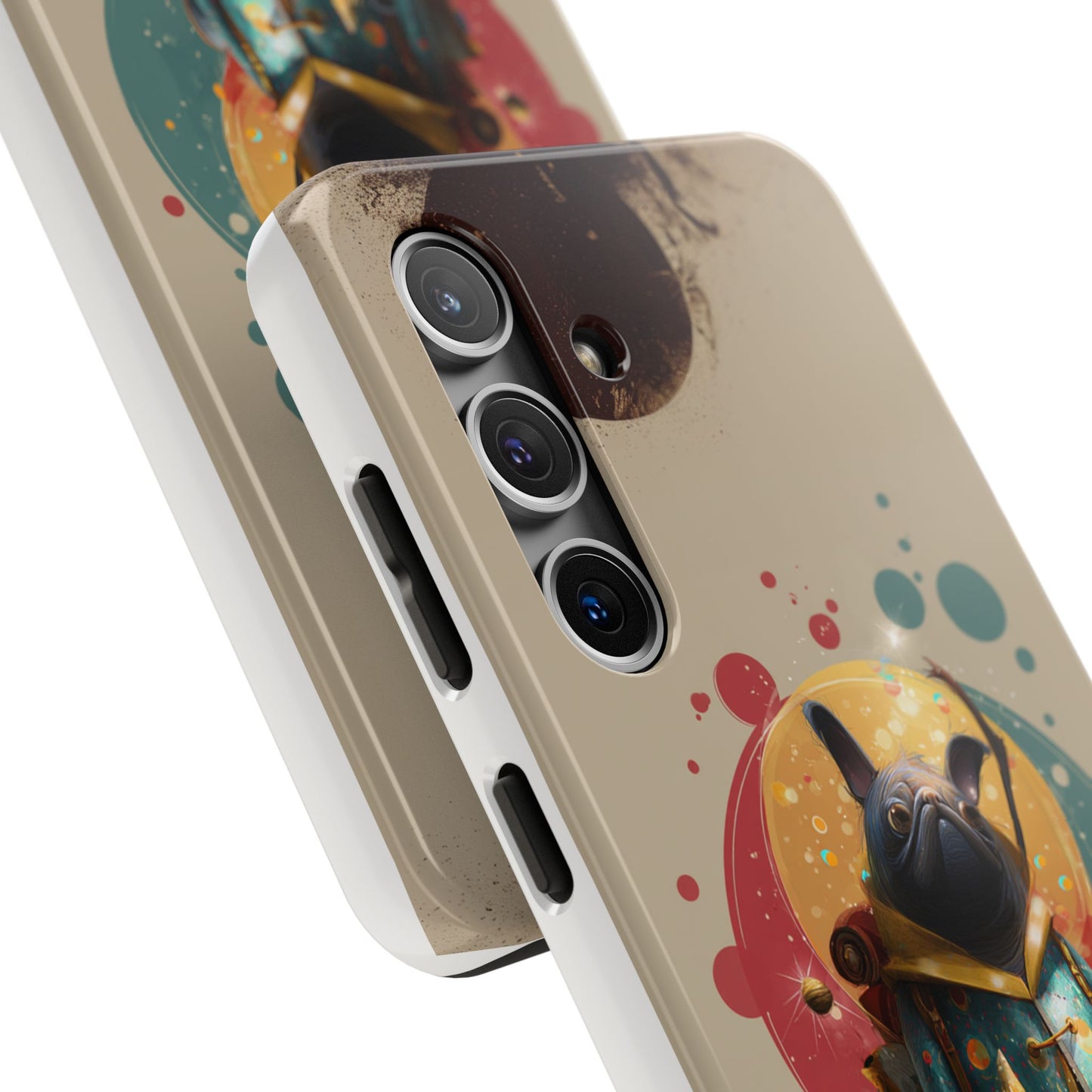 Whimsical Pet-Inspired Tough Phone Case - Perfect for Animal Lovers
